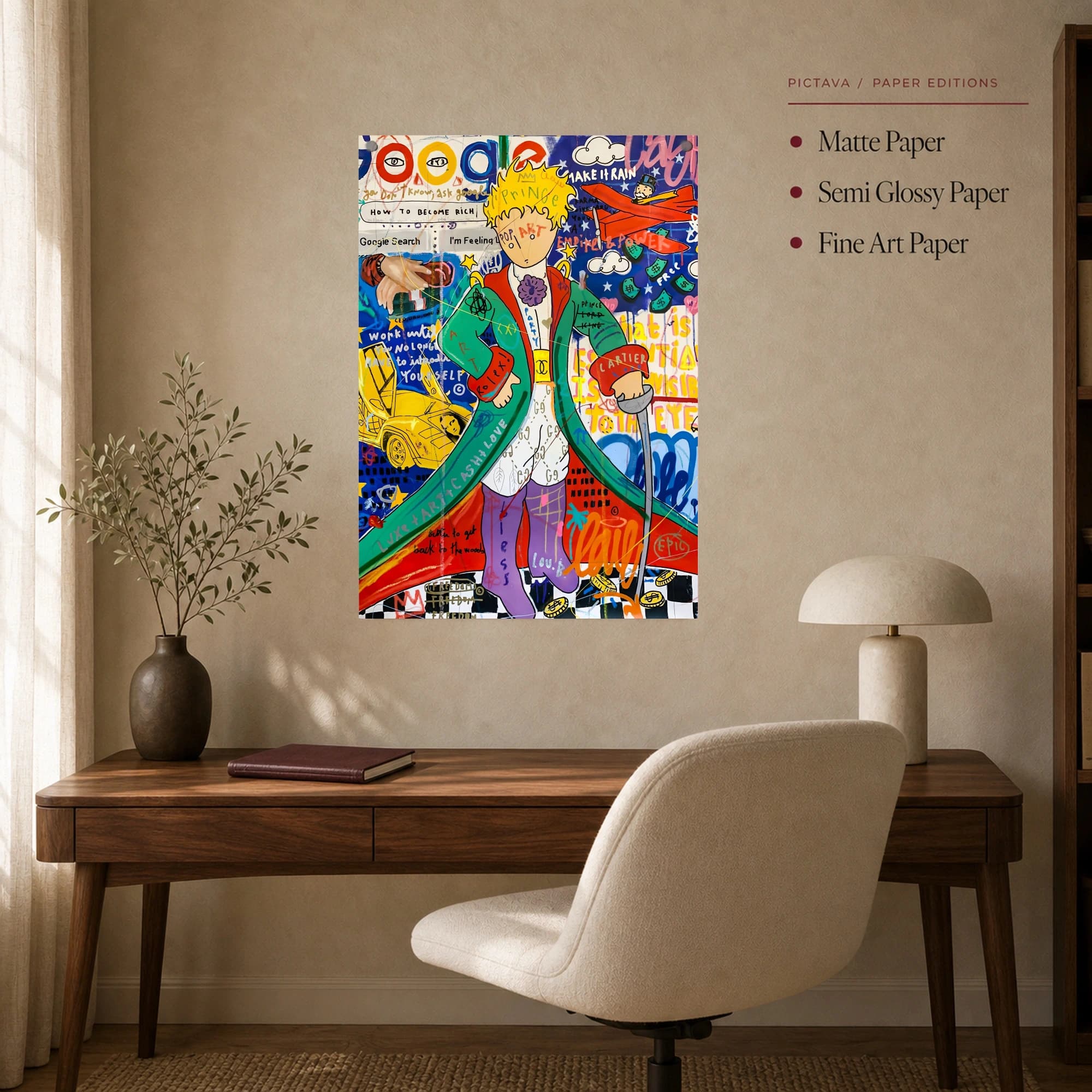 The Little Prince Pop Art Canvas Print, view 6