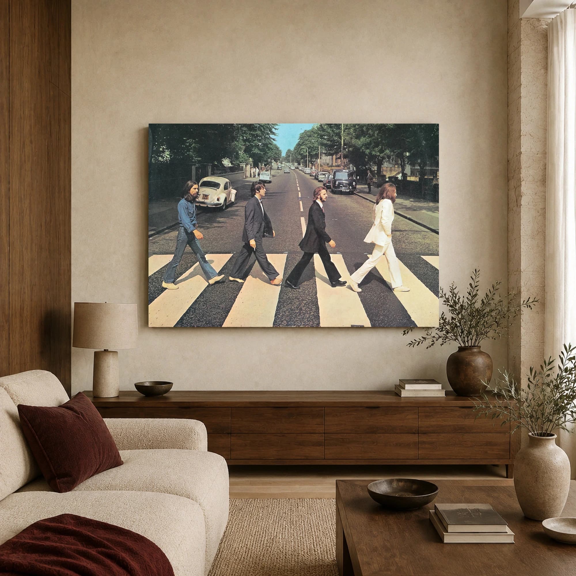 Abbey Road Iconic Music Photography Canvas Print, view 3