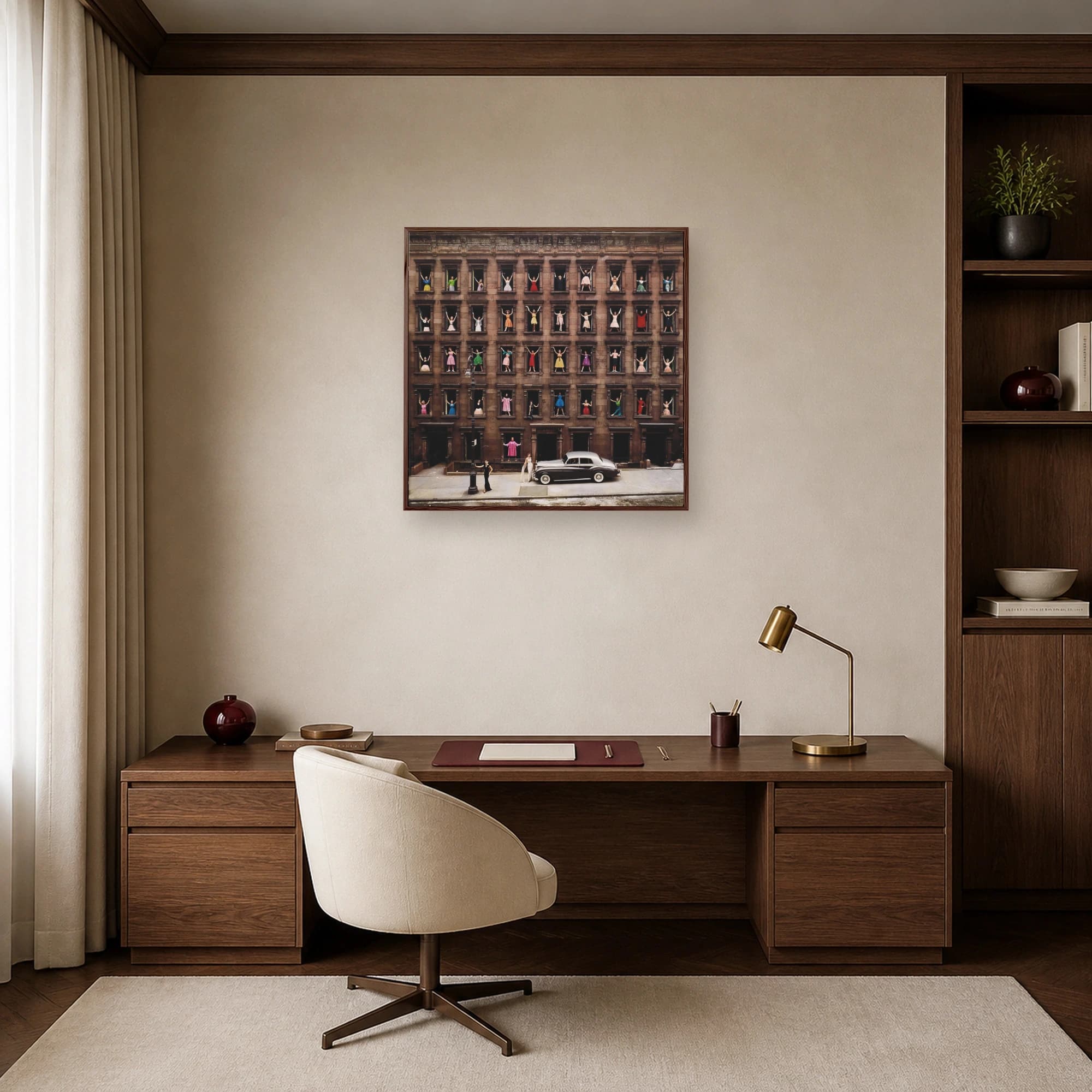 Girls in the Windows by Ormond Gigli Fine Art Print, view 6