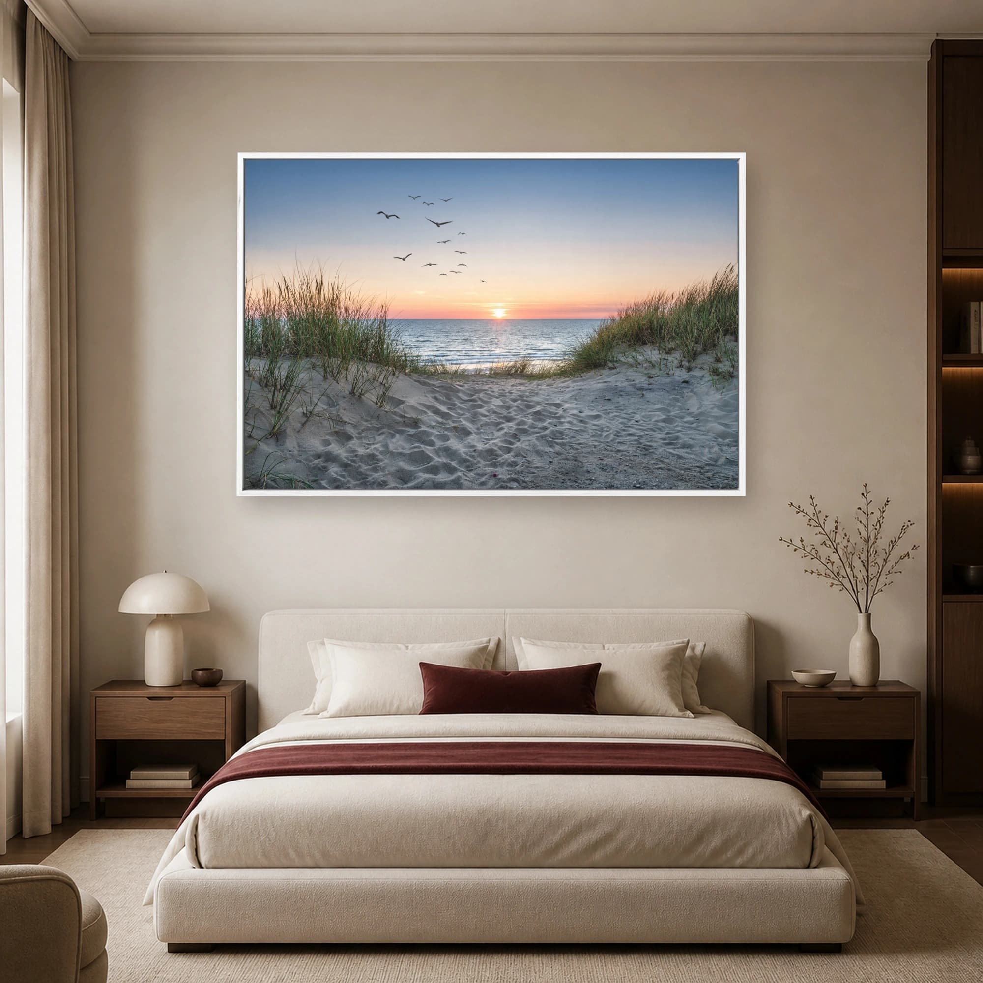 Sunset Coastal Pathway Wall Art Print, view 4