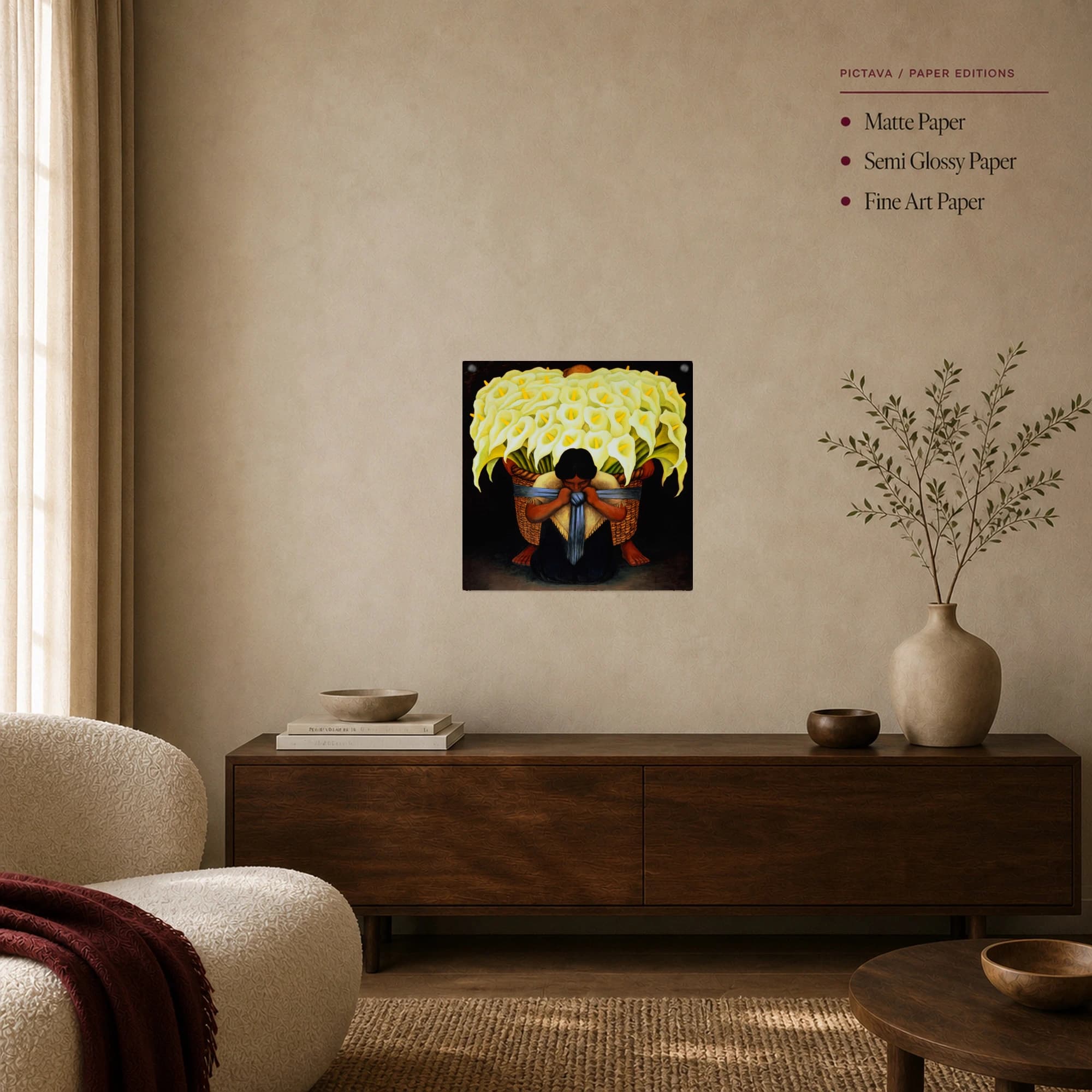 The Flower Seller Masterpiece Fine Art Canvas Print, view 8