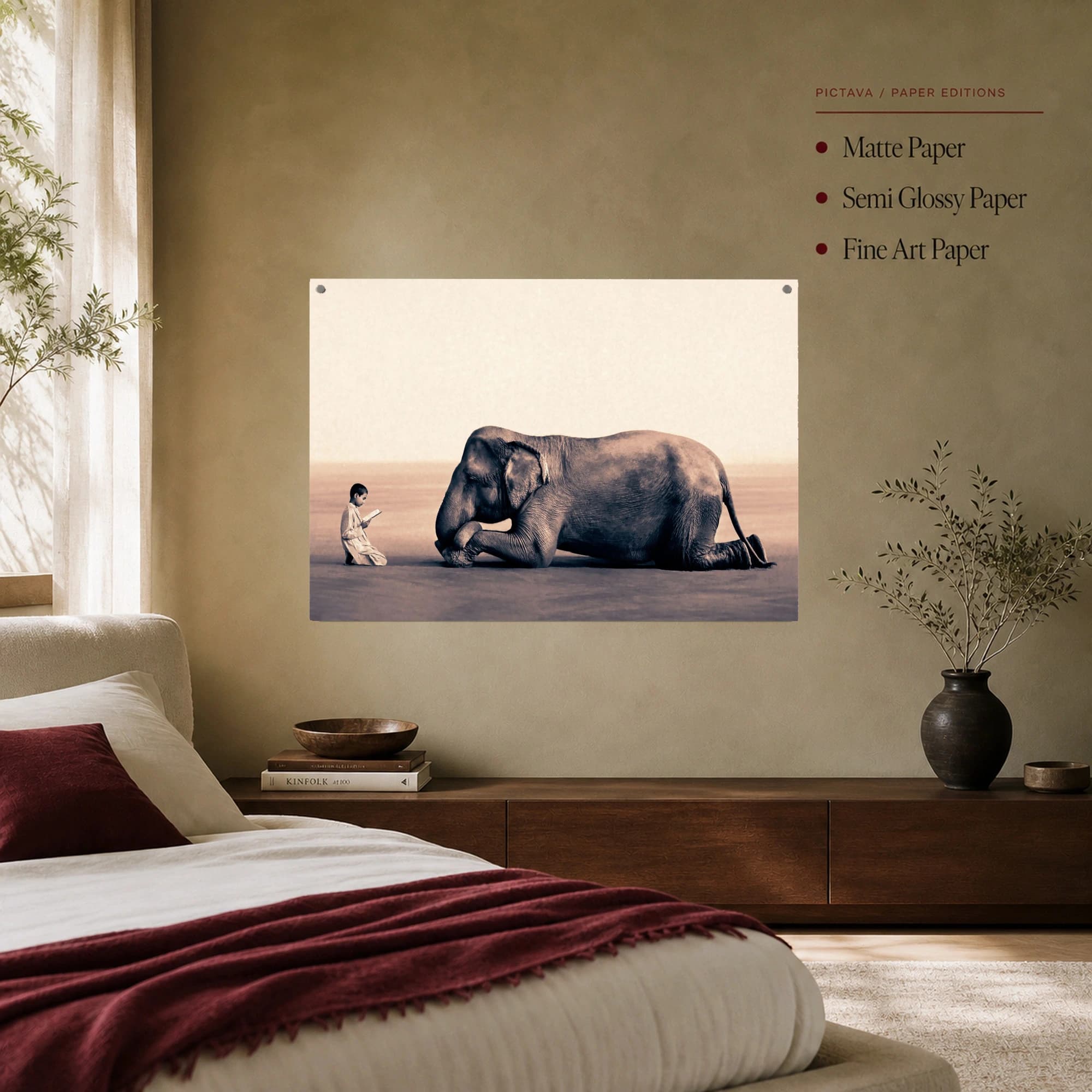 Wisdom Shared Surreal Elephant Wall Art, view 7
