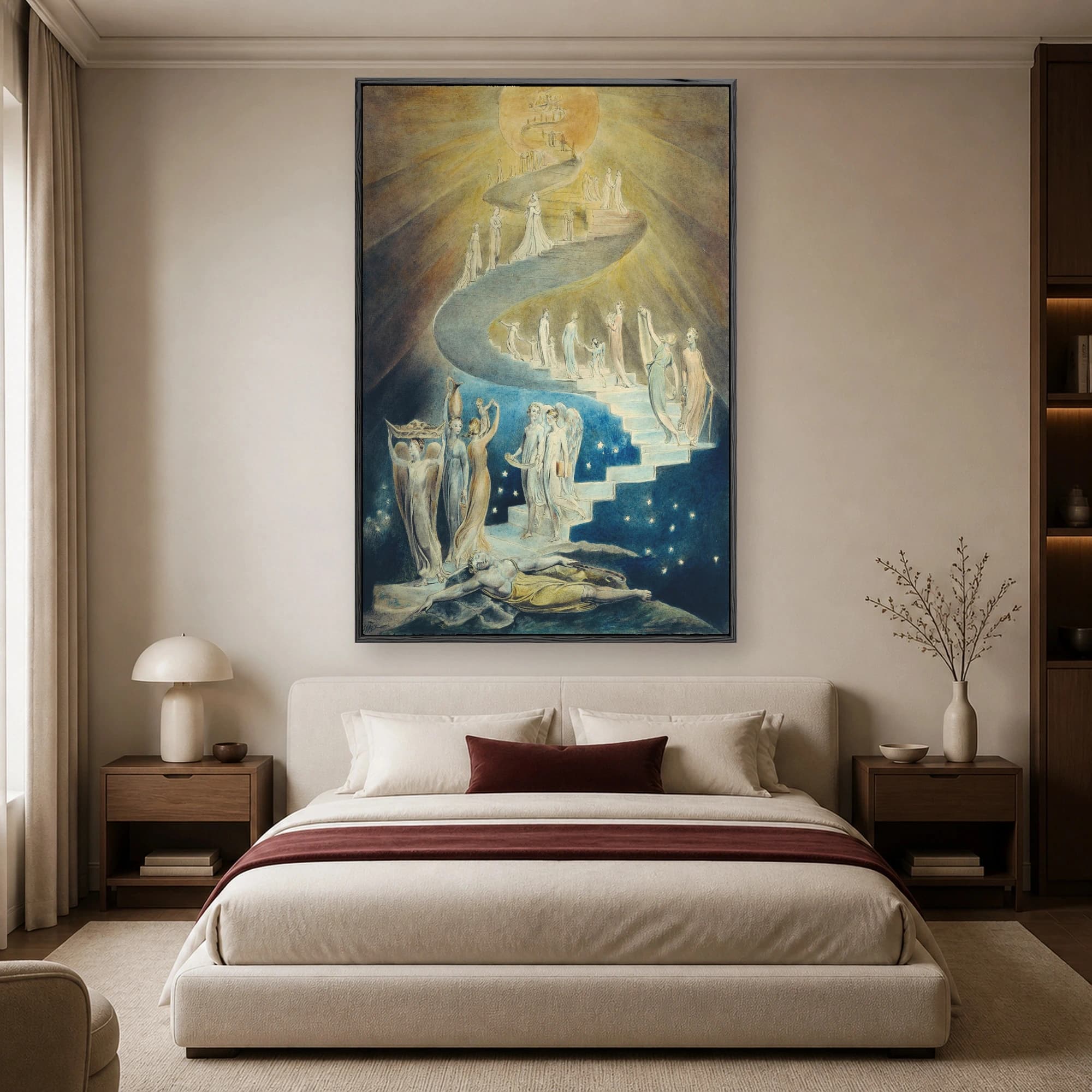 William Blake Jacob's Dream Fine Art Print, view 4