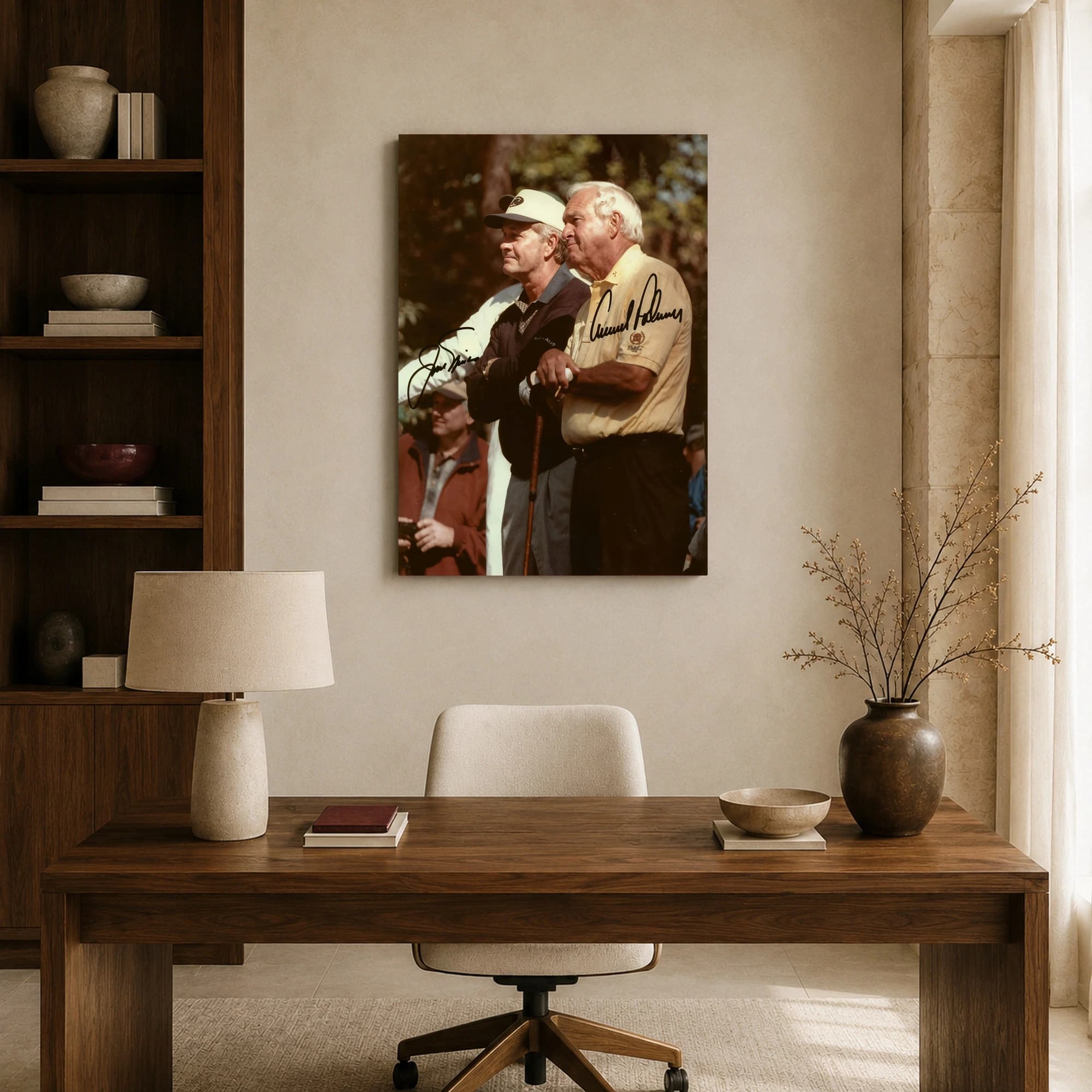 Arnold Palmer and Jack Nicklaus Golf Legends Canvas Art, view 8