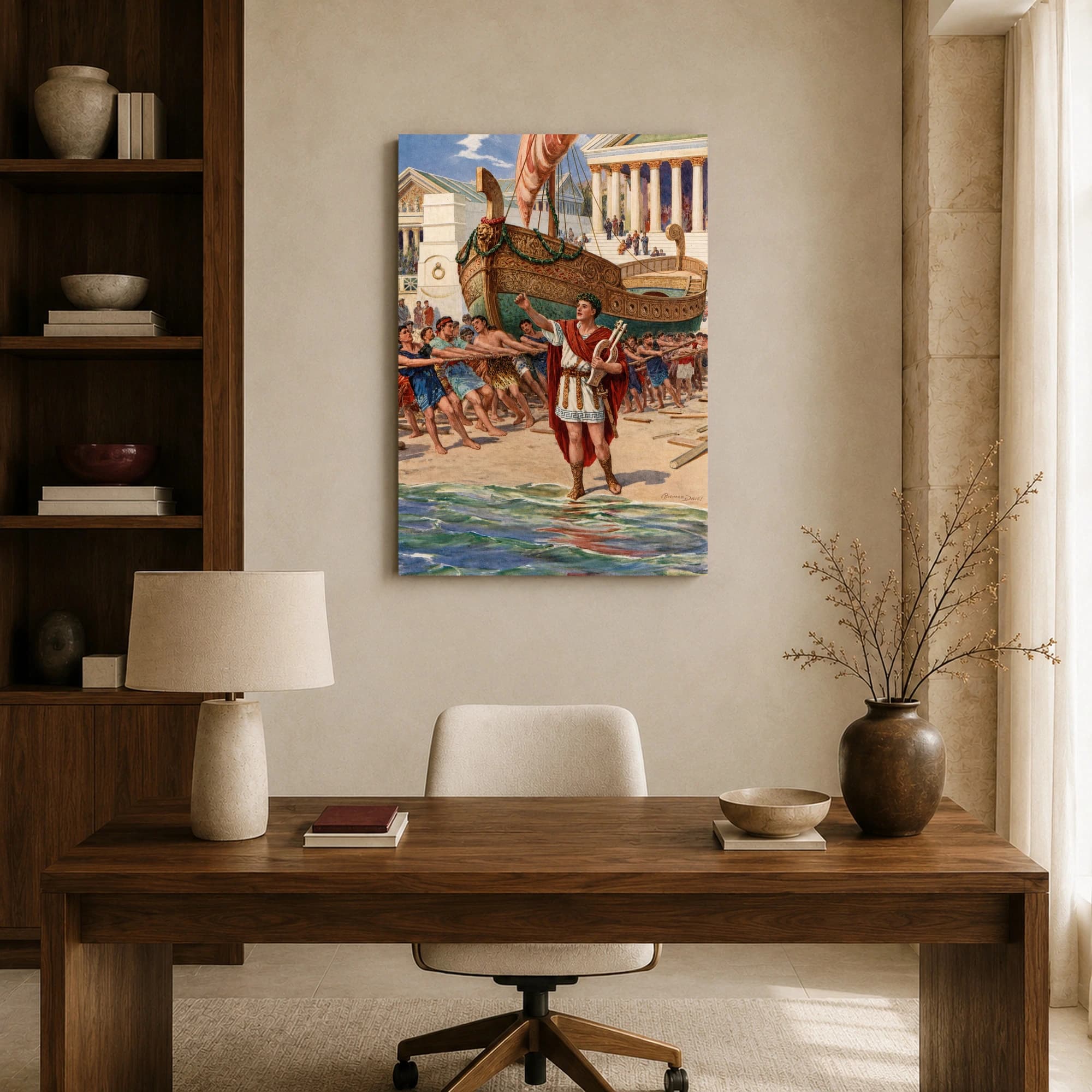 Orpheus and the Argonauts Classical Mythology Art Print, view 8