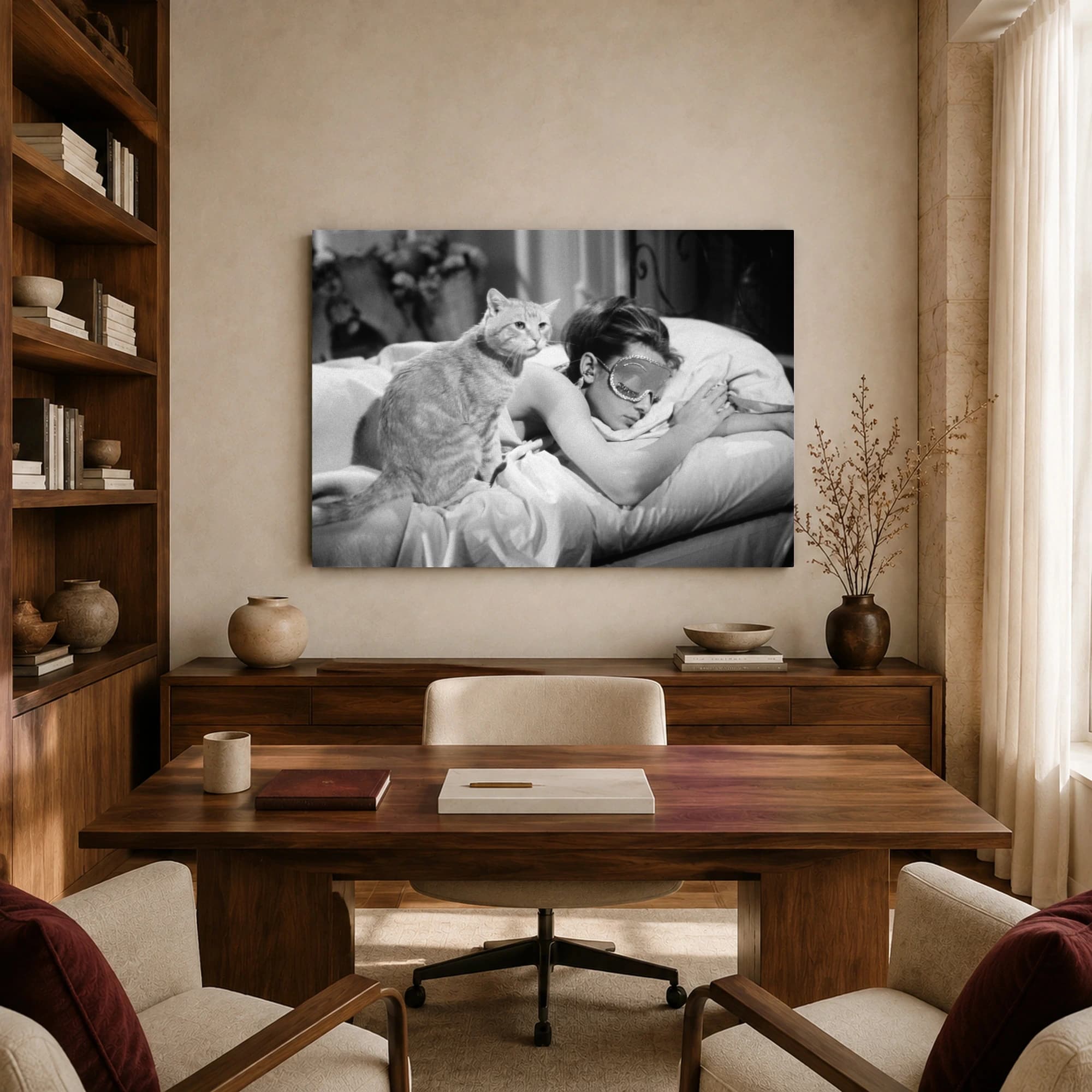 Audrey Hepburn Vintage Movie Wall Art Print, view 7