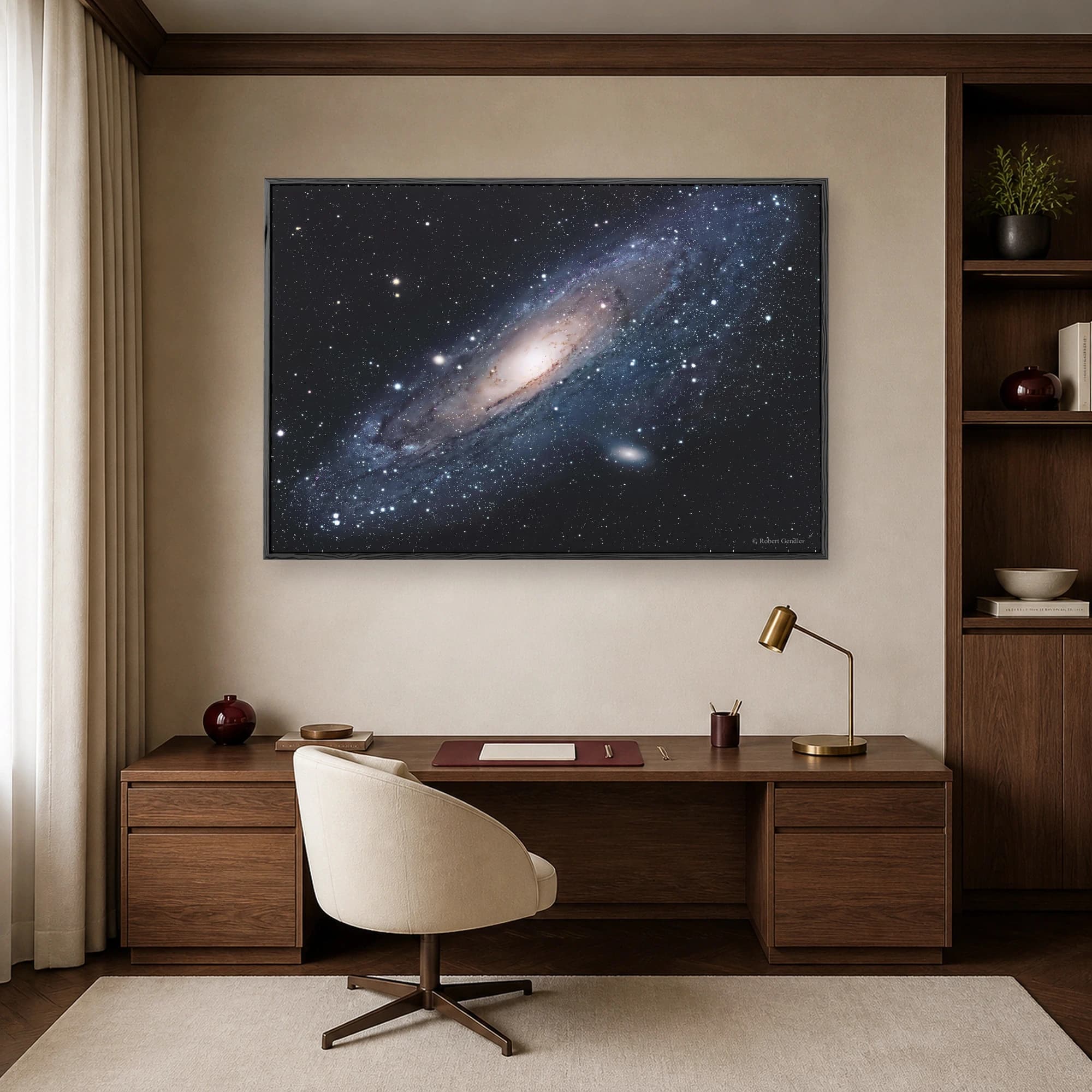 Andromeda Galaxy Deep Space Canvas Print, view 5