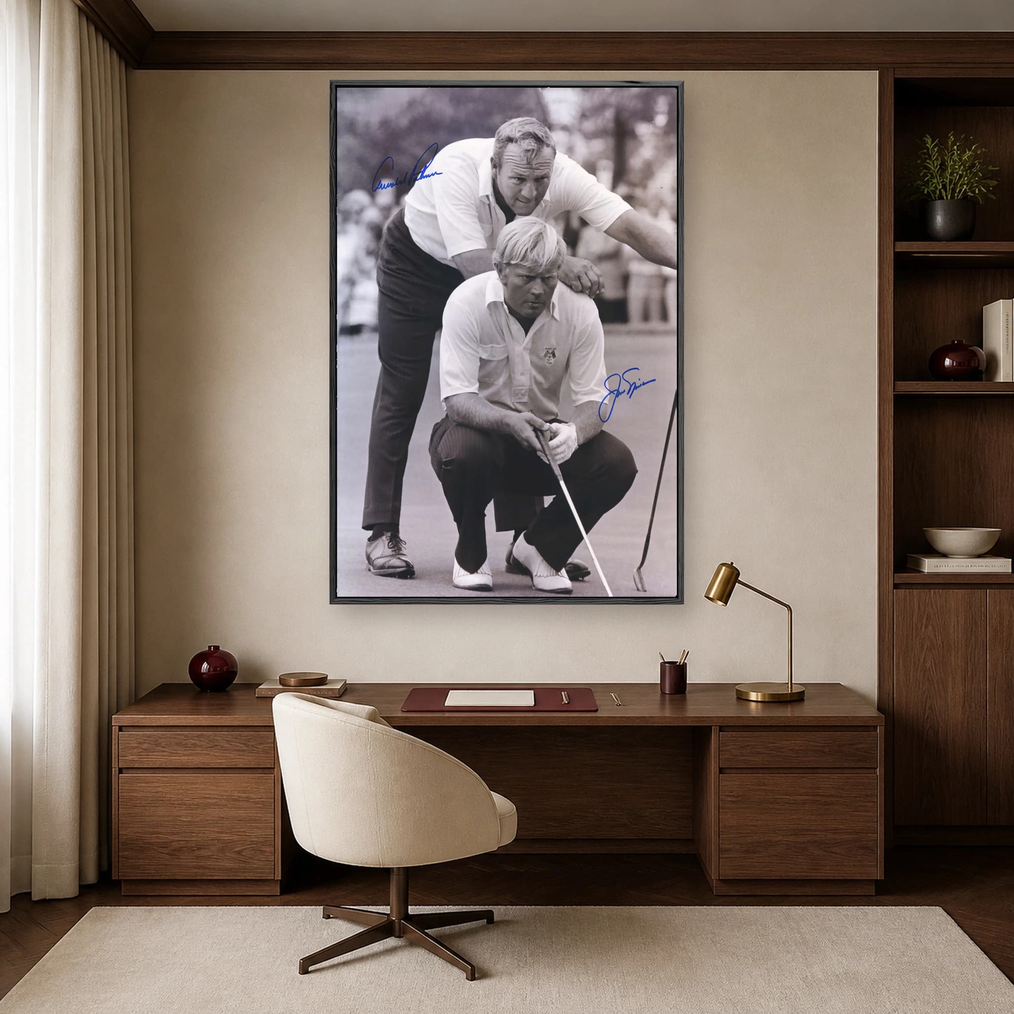 Arnold Palmer and Jack Nicklaus Golf Legends Print, view 4
