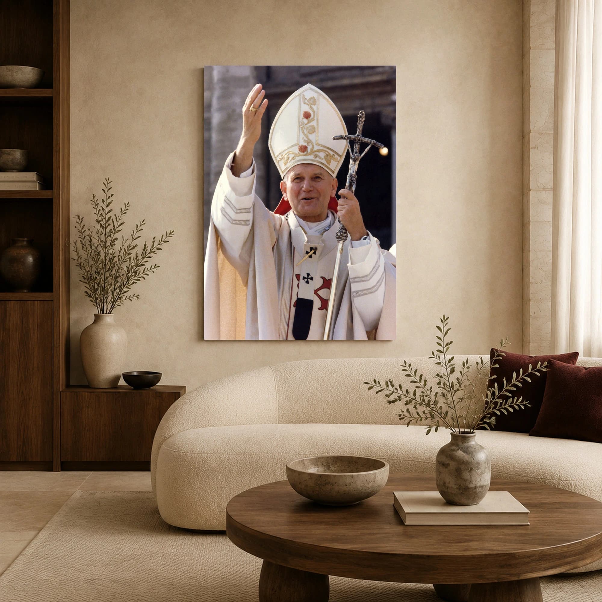 Pope John Paul II Historic Blessing Portrait Print, view 6
