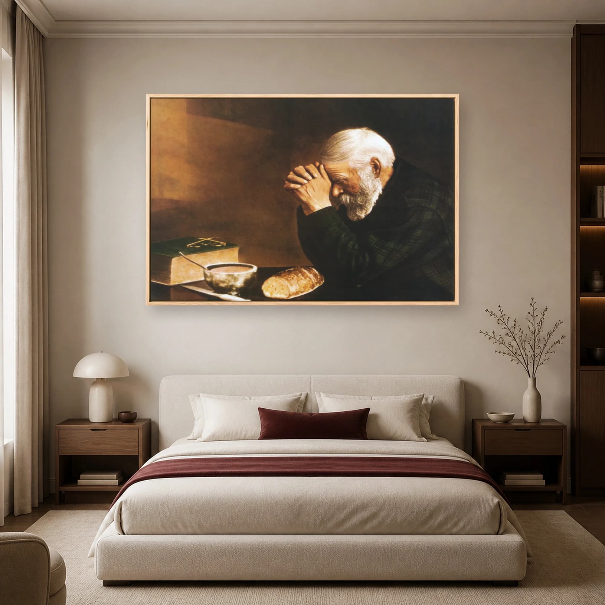 Grace Fine Art Print - Classic Prayer and Humility Wall Art, view 5
