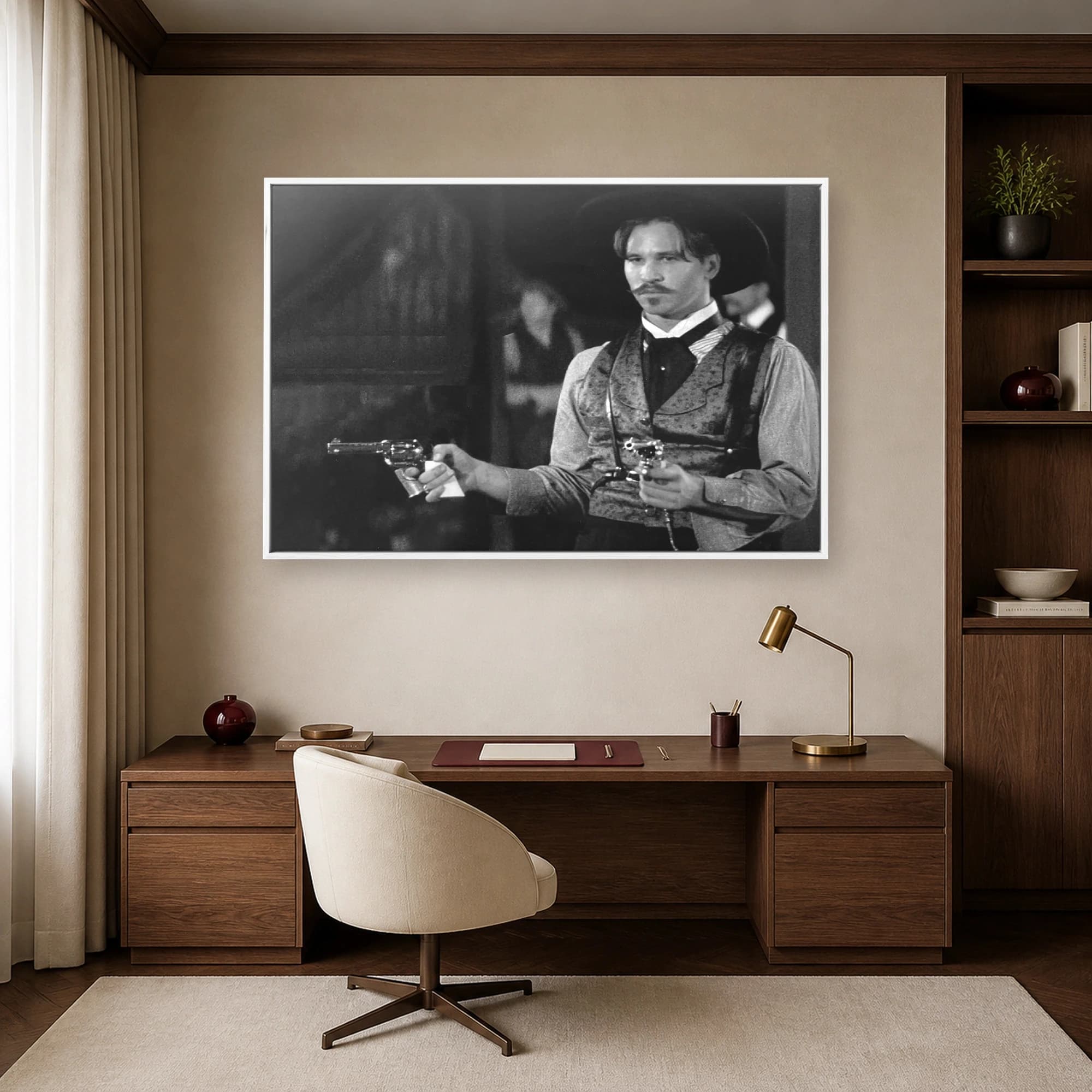 Doc Holliday Tombstone Movie Canvas Wall Art, view 4