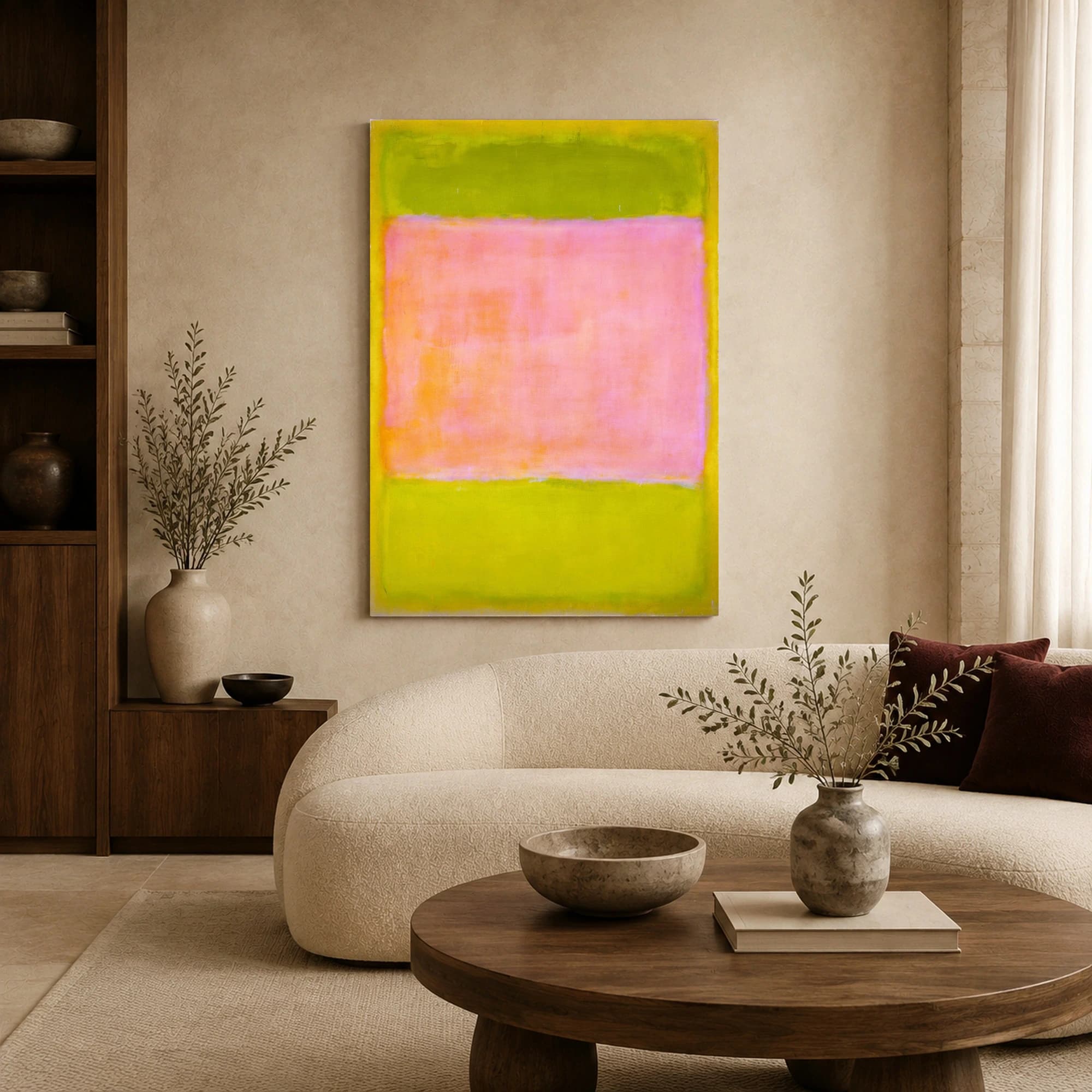 Mark Rothko Color Field Abstract Canvas Print, view 6