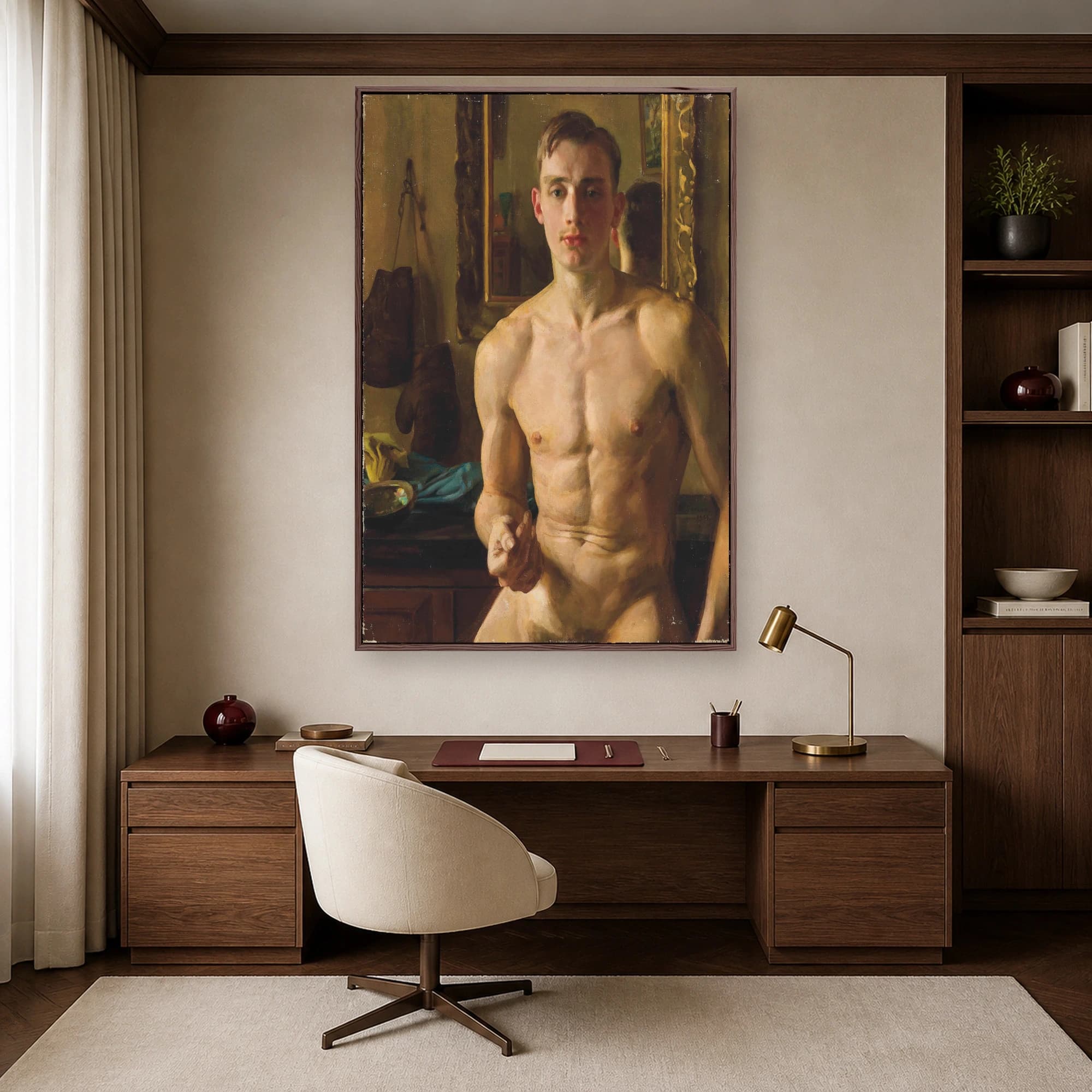 Classic Boxer Portrait Fine Art Print, view 5