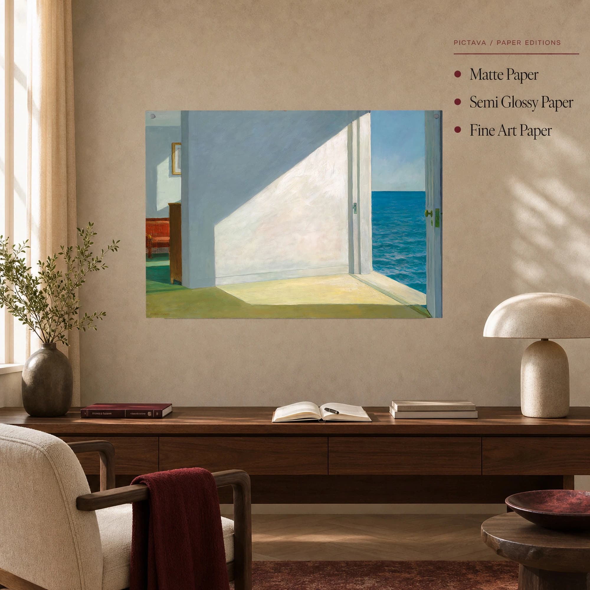 Rooms by the Sea Fine Art Print, view 4