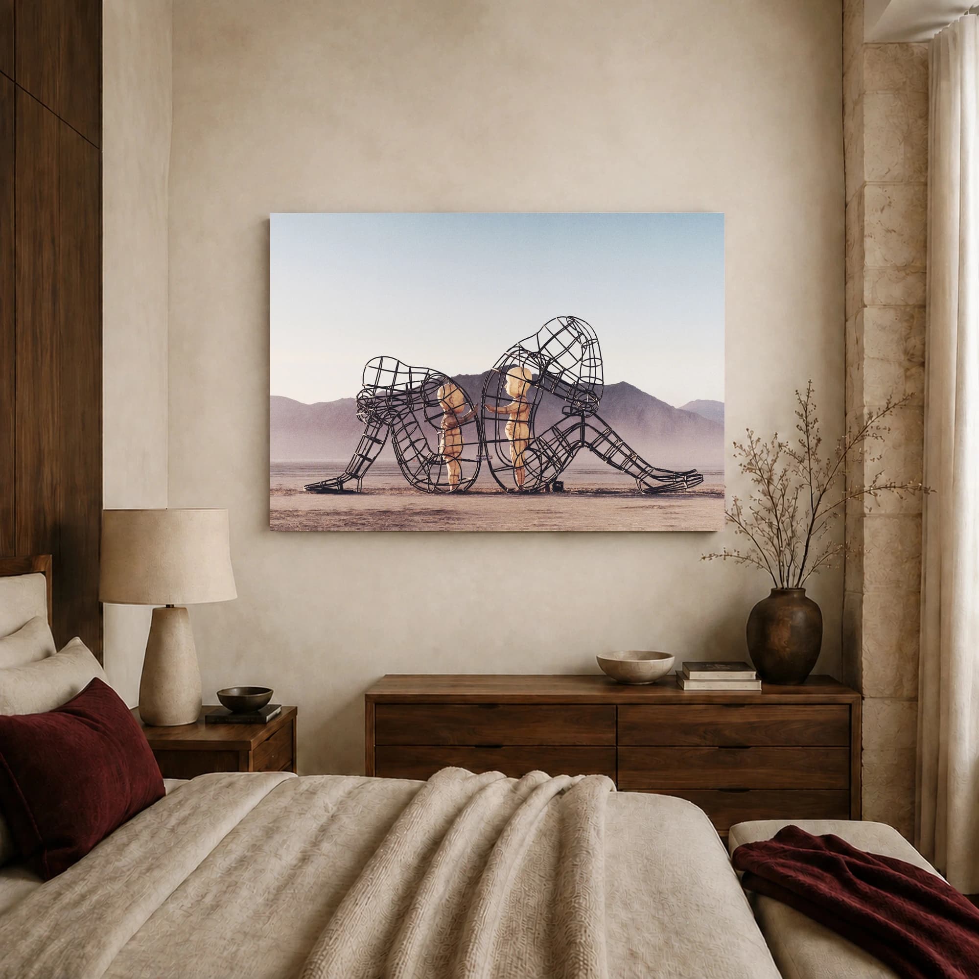 Ego Sculpture Desert Art Print, view 8