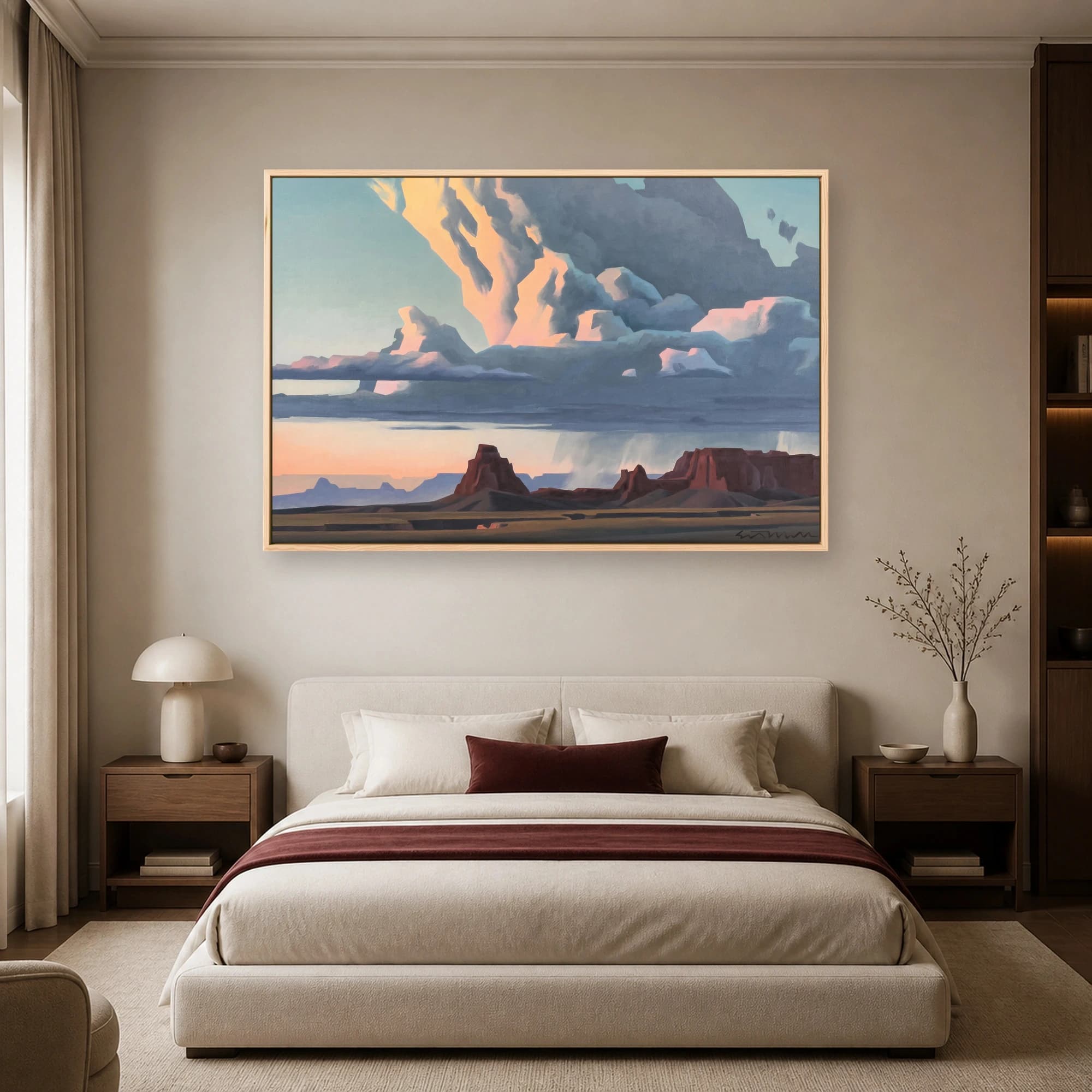 Desert Monoliths Landscape Canvas Print, view 5