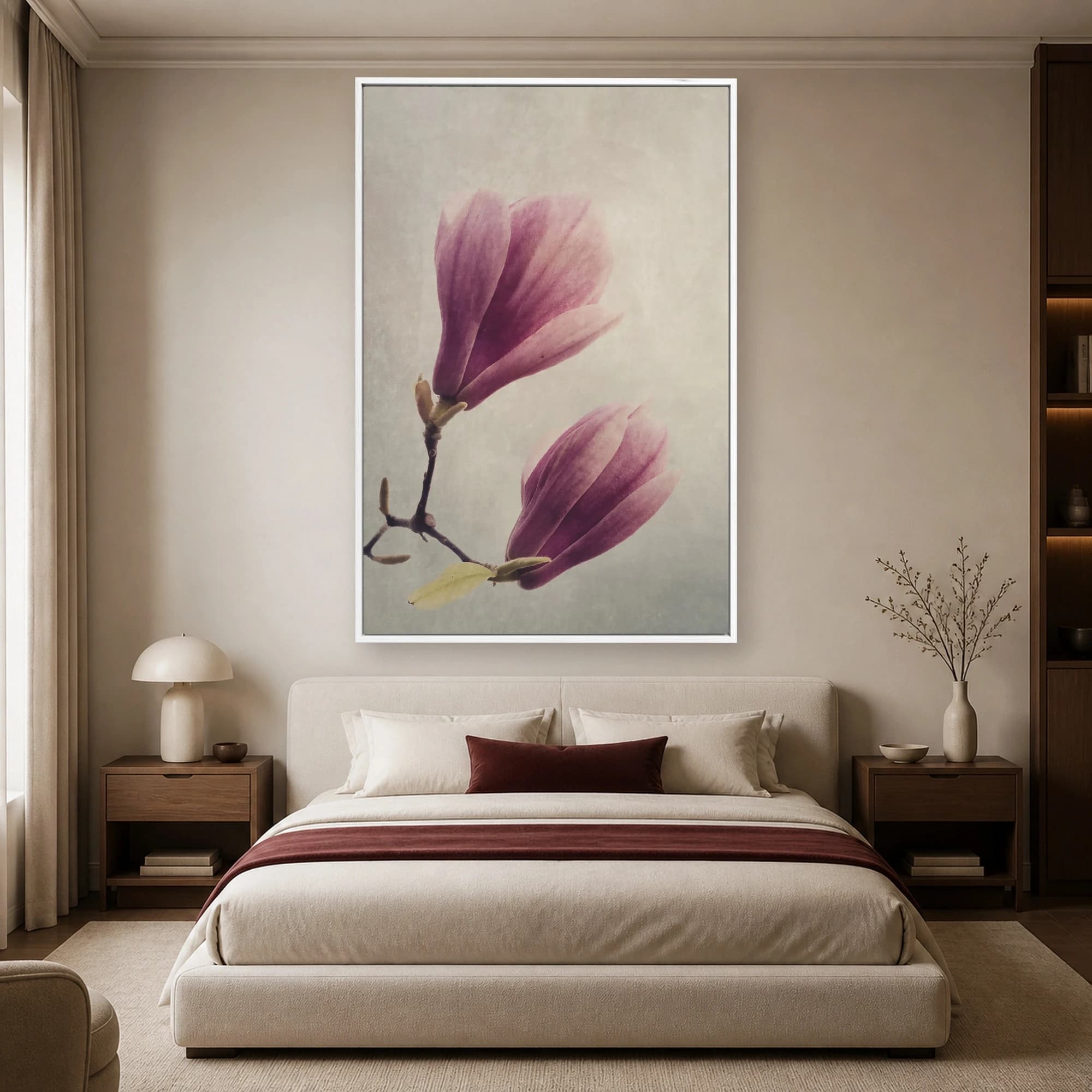 Magnolia Serenade Botanical Fine Art Print, view 5