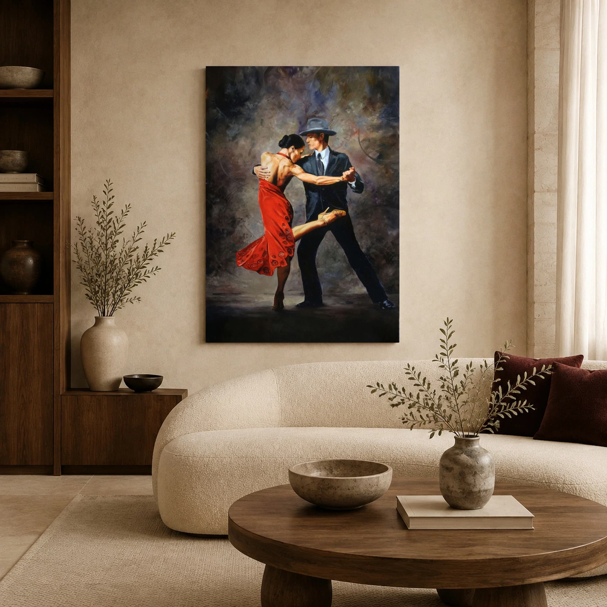 Passionate Tango Dance Canvas Print, view 6