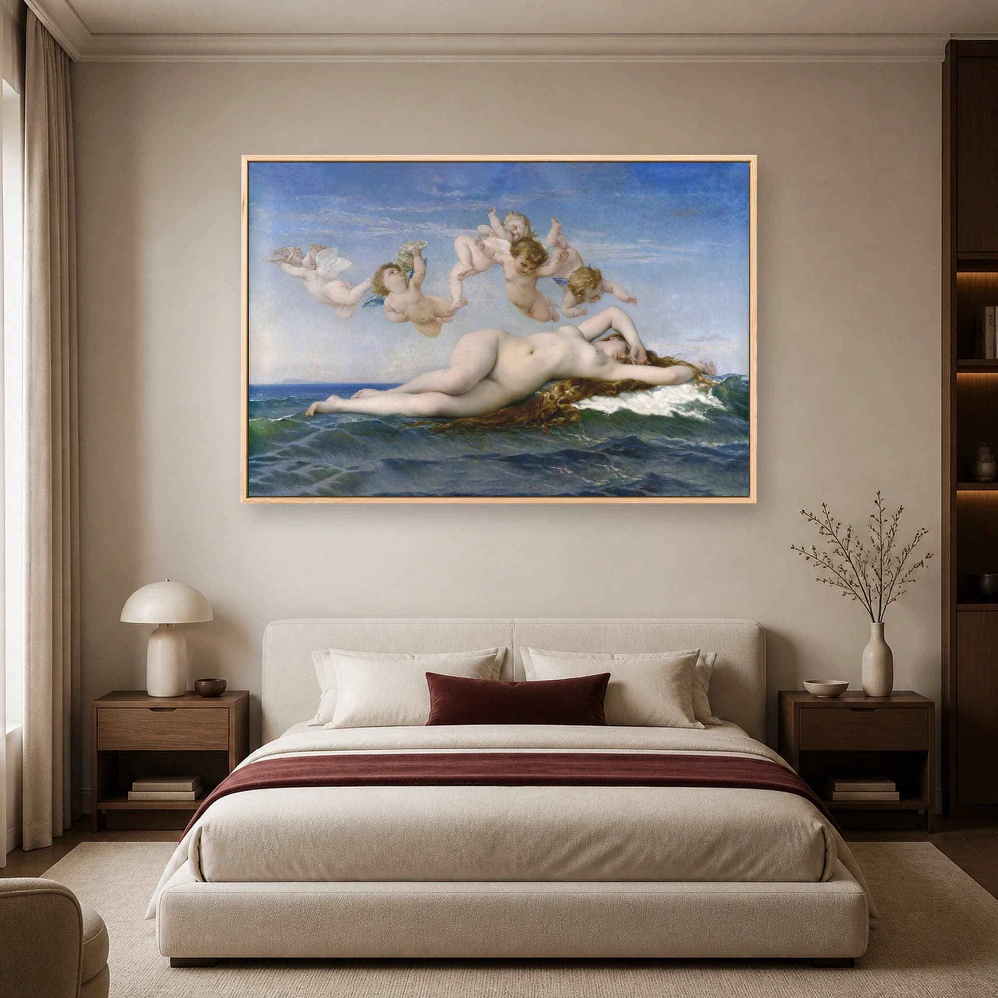 The Birth of Venus by William-Adolphe Bouguereau Fine Art Print, view 6