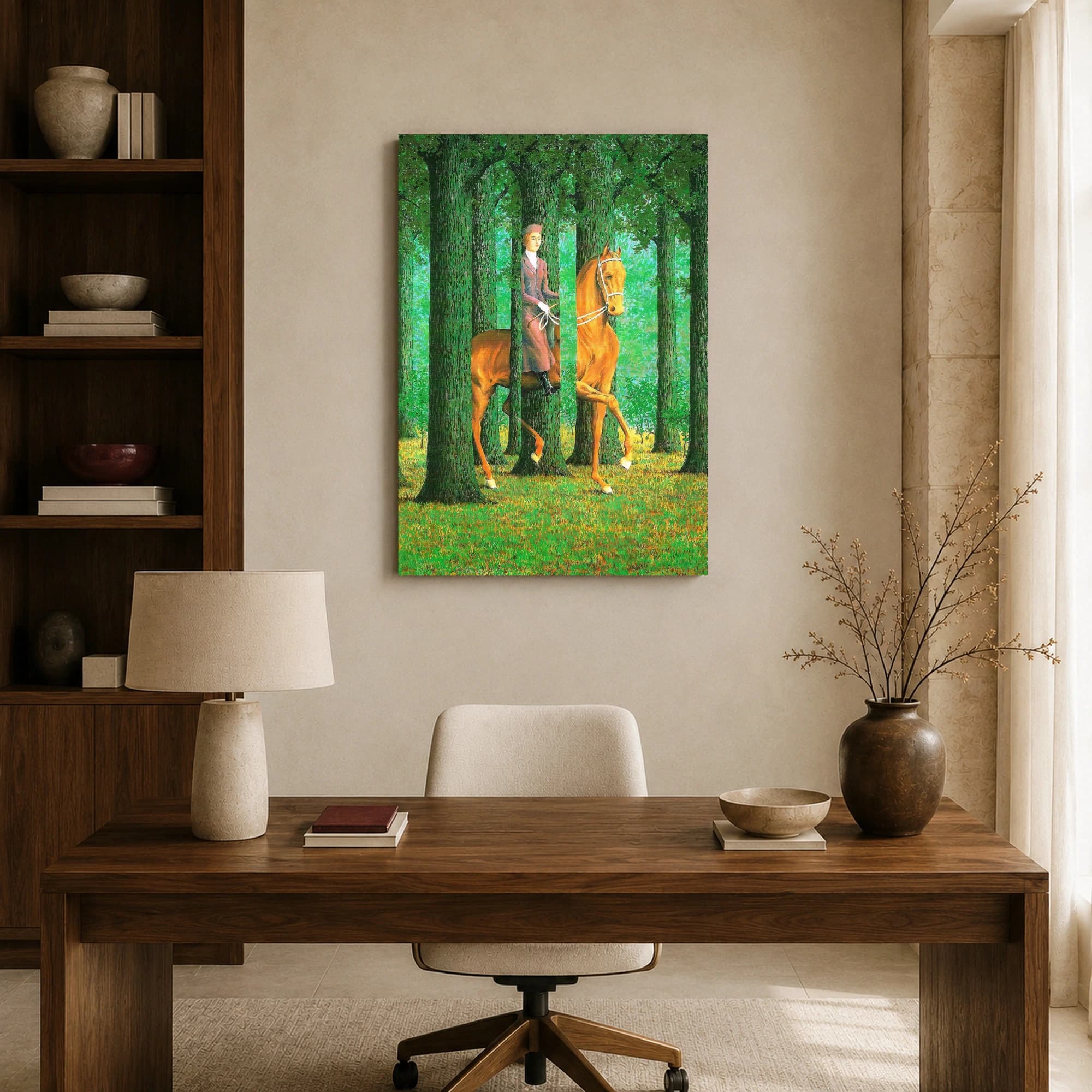 René Magritte The Blank Signature Canvas Art Print, view 8