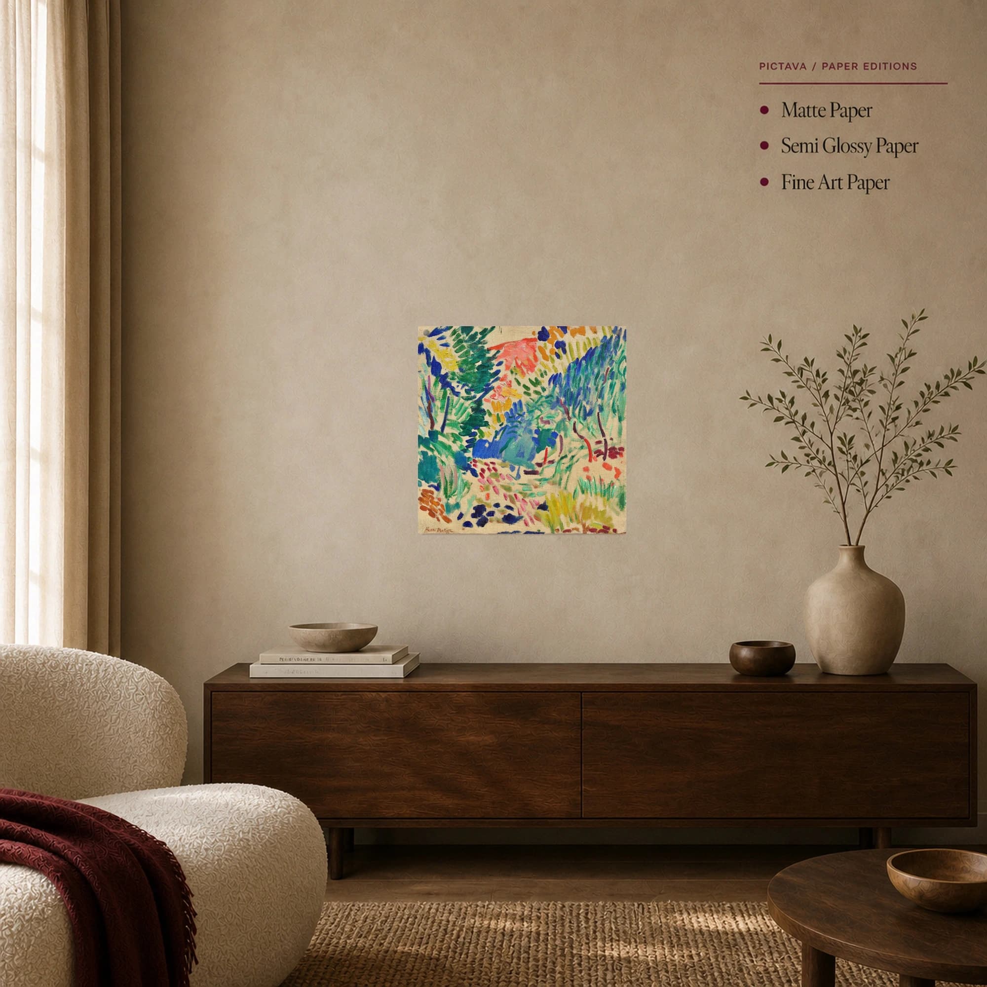 Henri Matisse Colorful Landscape Fine Art Print, view 8