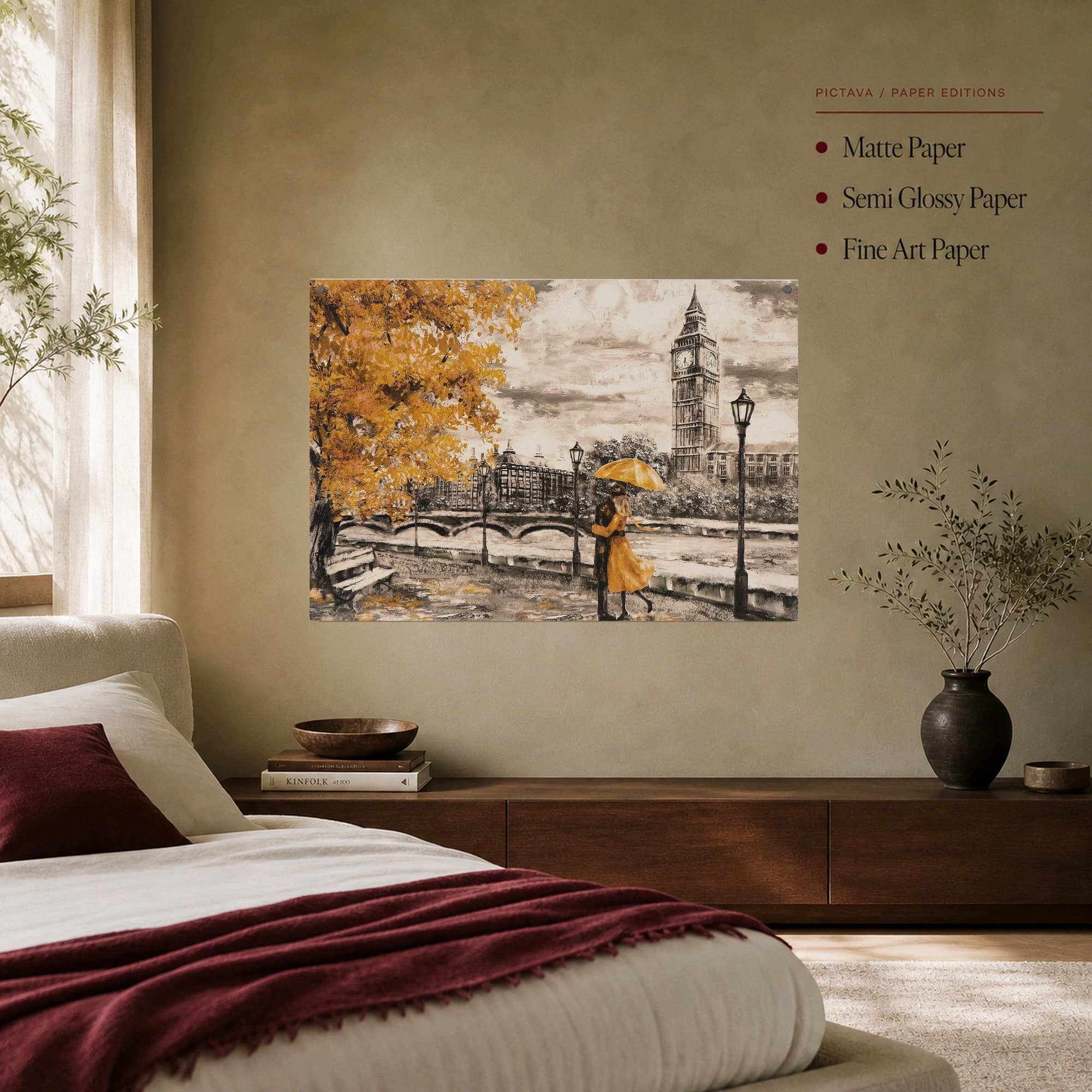 Autumn Romance in London Wall Art, view 8