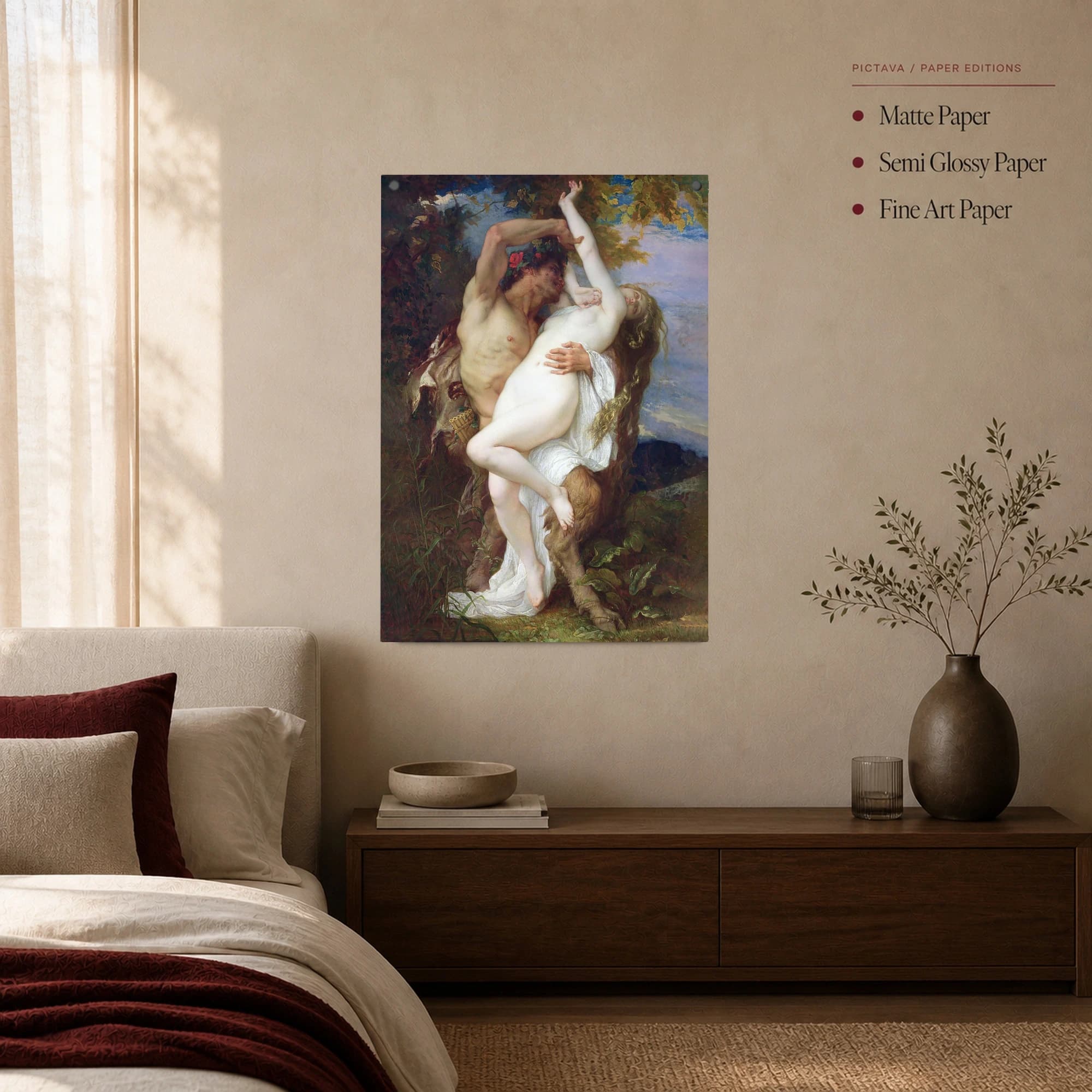 Nymph and Satyr Fine Art Print by William-Adolphe Bouguereau, view 3