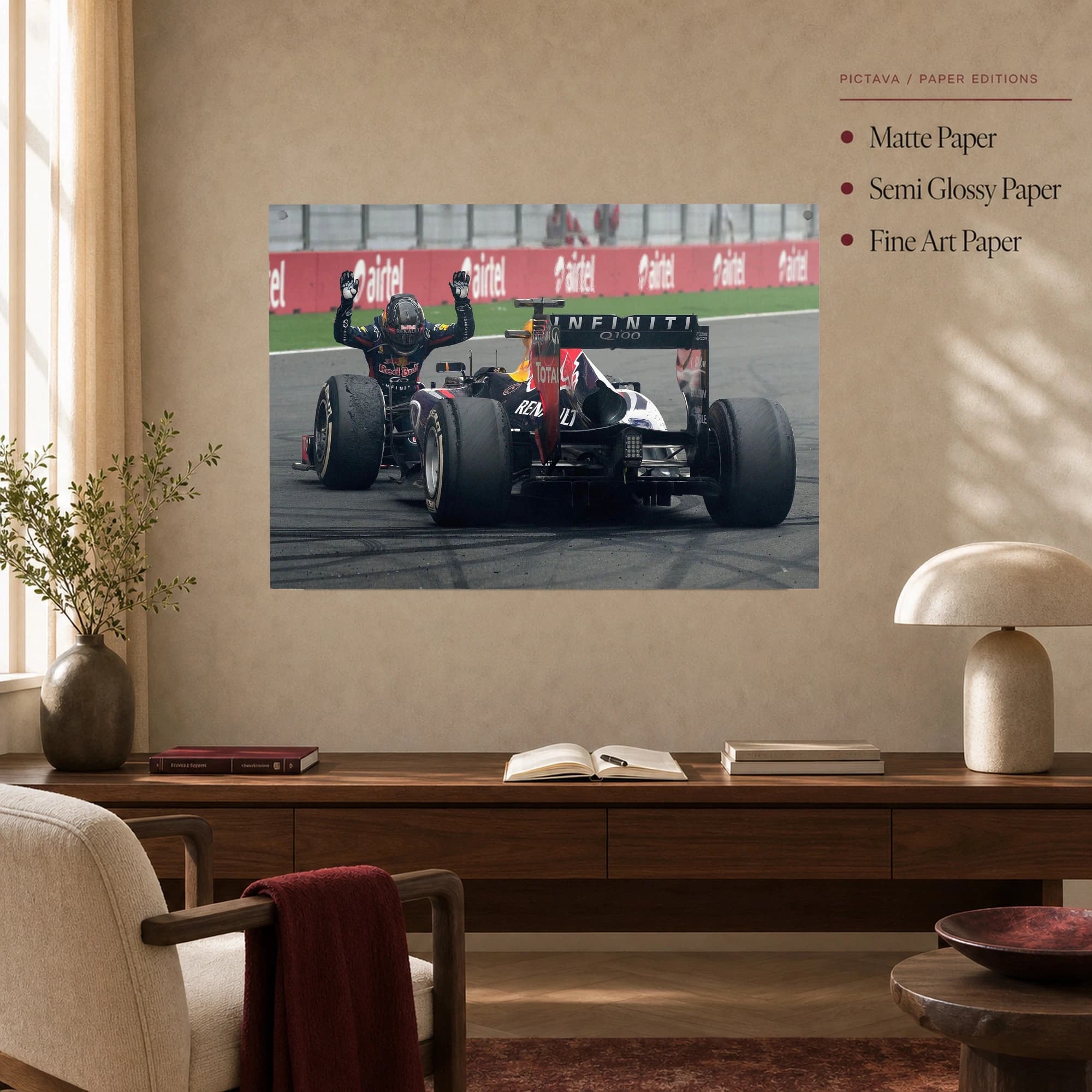 Formula One Victory Celebration Sports Wall Art, view 4