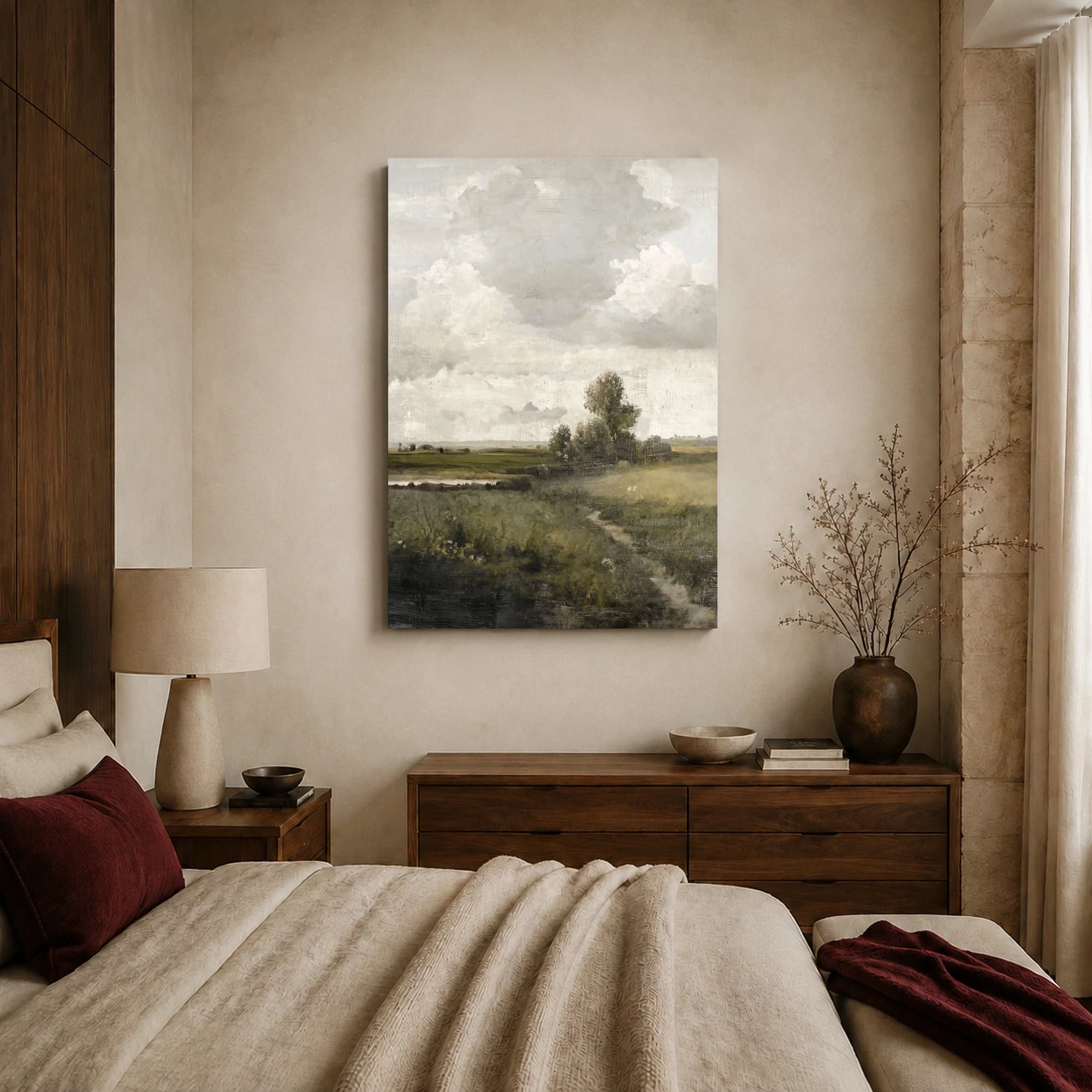 Dutch Countryside Landscape Art Print, view 7