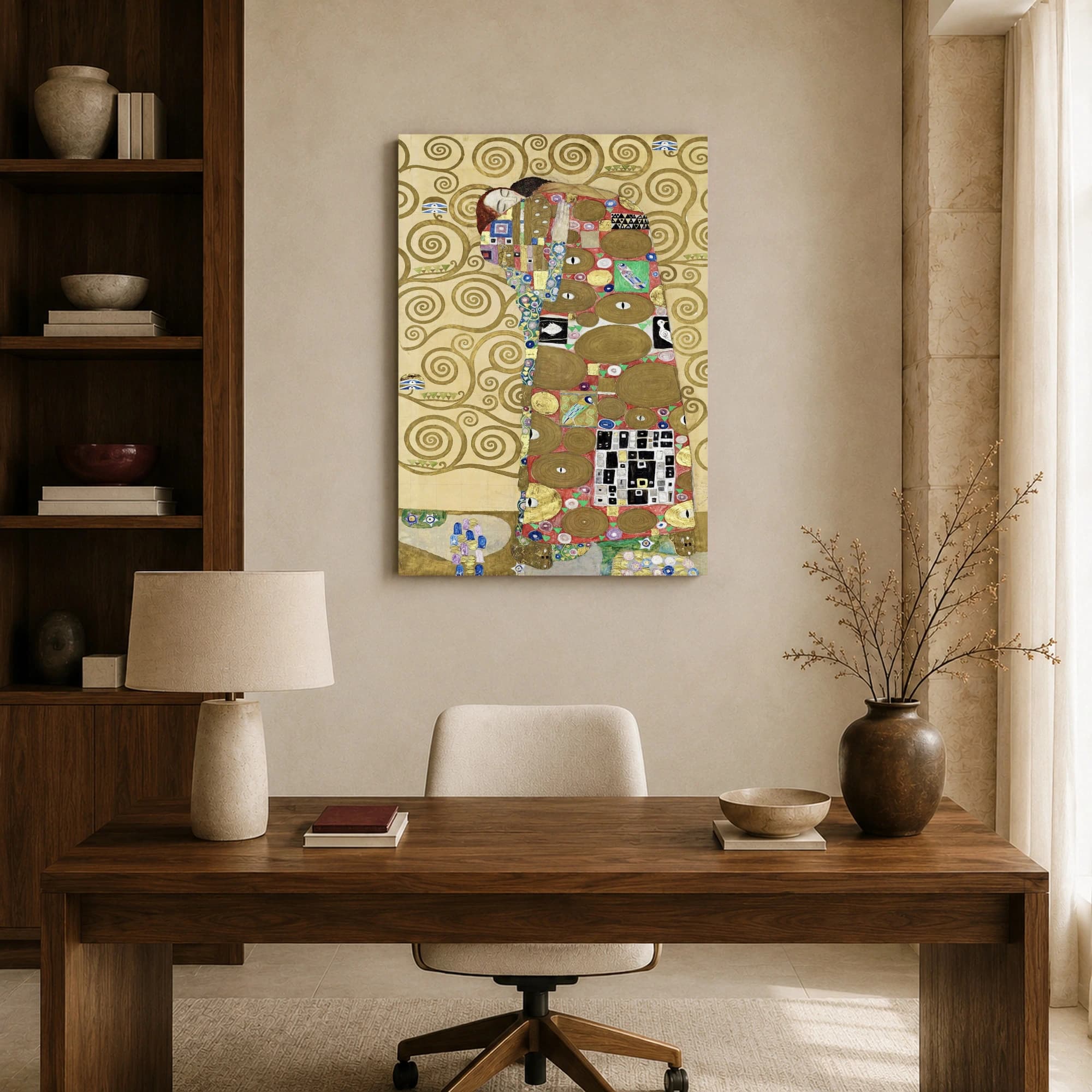 Gustav Klimt Expectation Study Fine Art Print, view 8