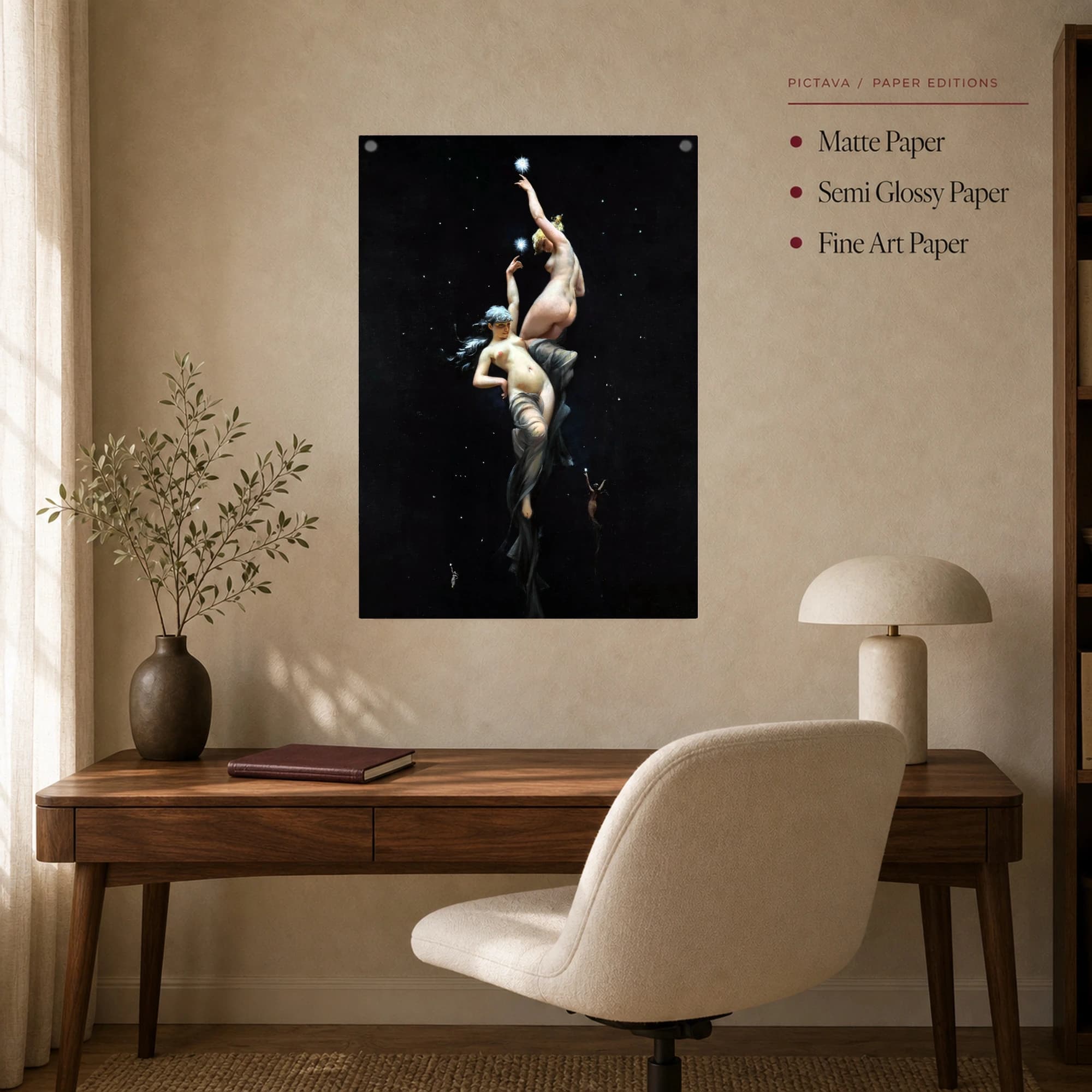 The Spirit of the Summit Canvas Print - Cosmic Wall Art, view 7