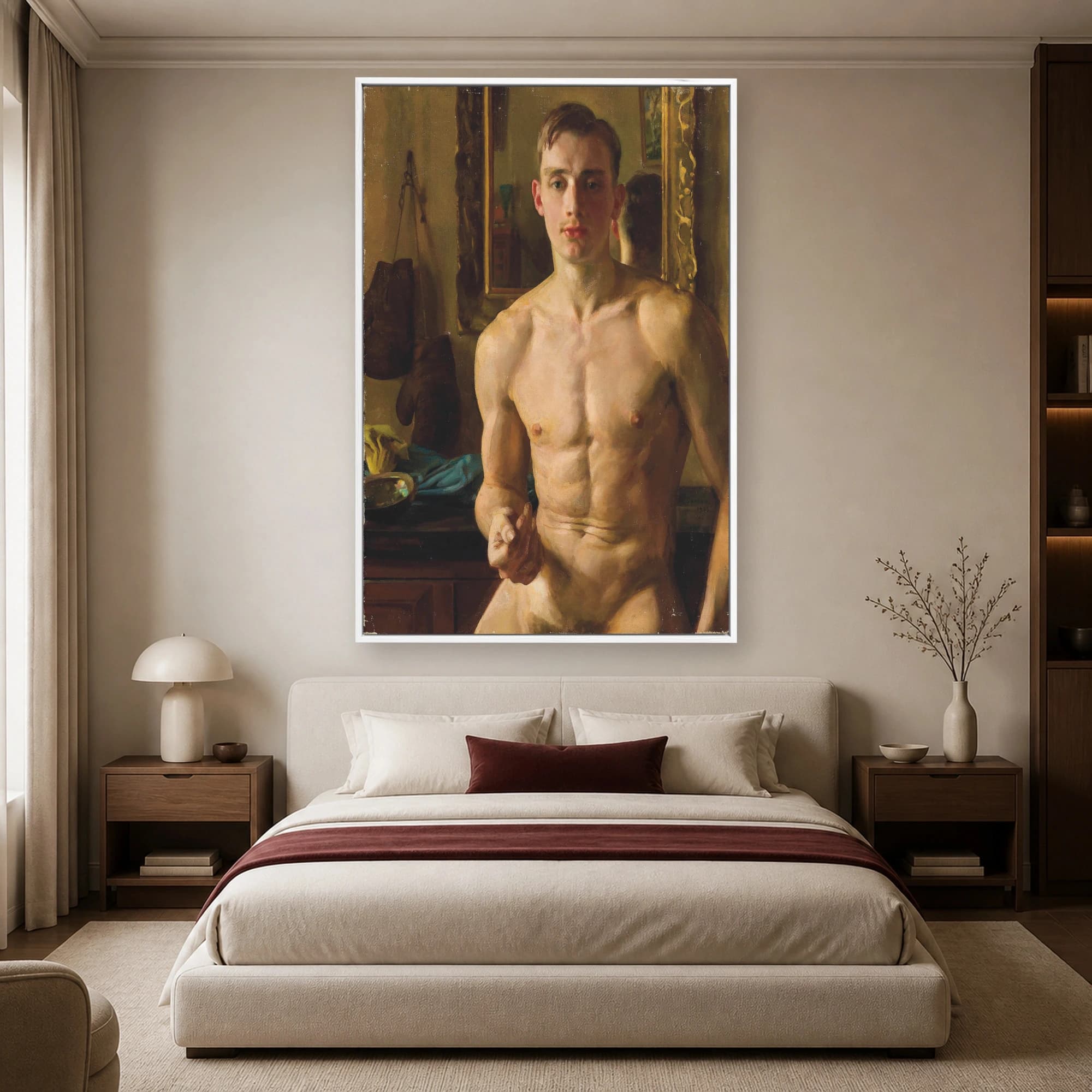 Classic Boxer Portrait Fine Art Print, view 3