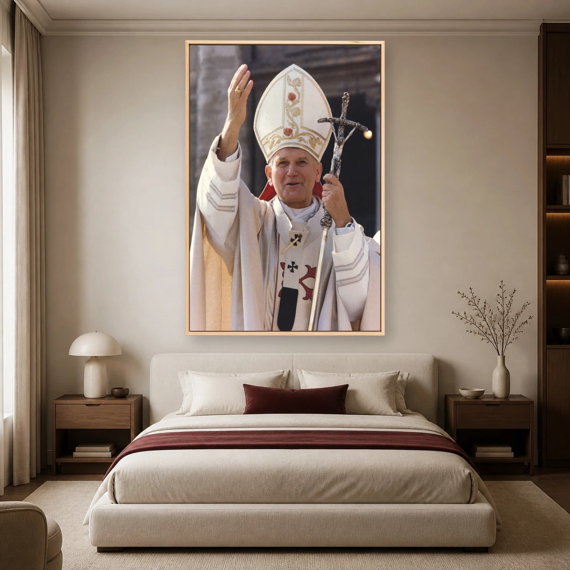 Pope John Paul II Historic Blessing Portrait Print, view 2