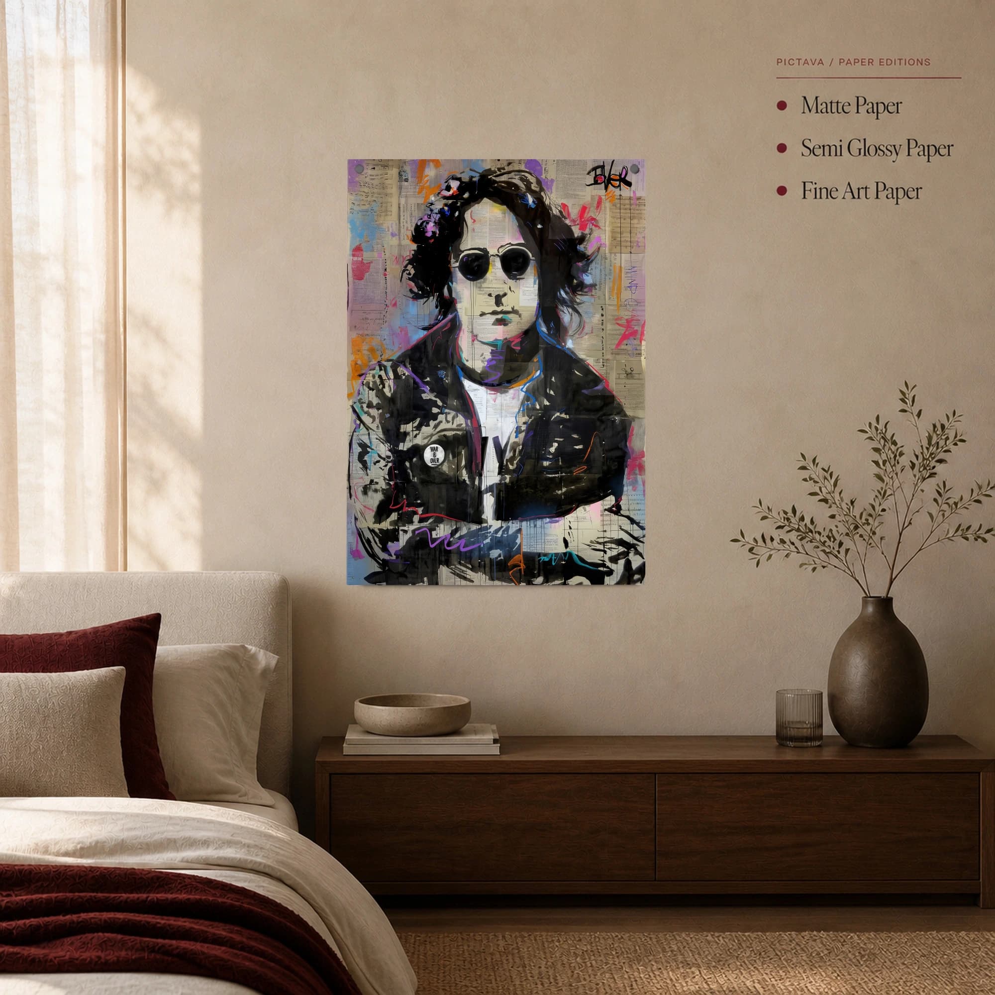 Bob Dylan Mixed Media Music Wall Art Canvas, view 3
