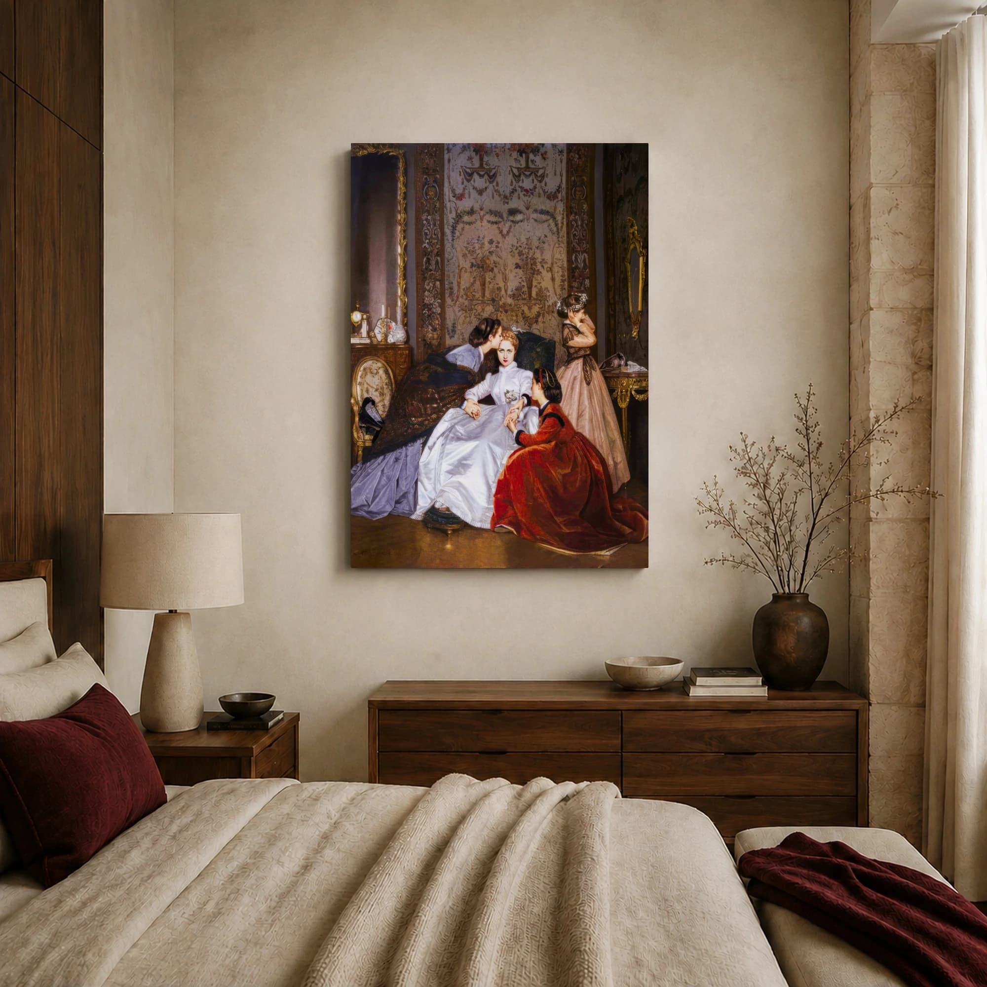 Victorian Academic Portrait Fine Art Print, view 5