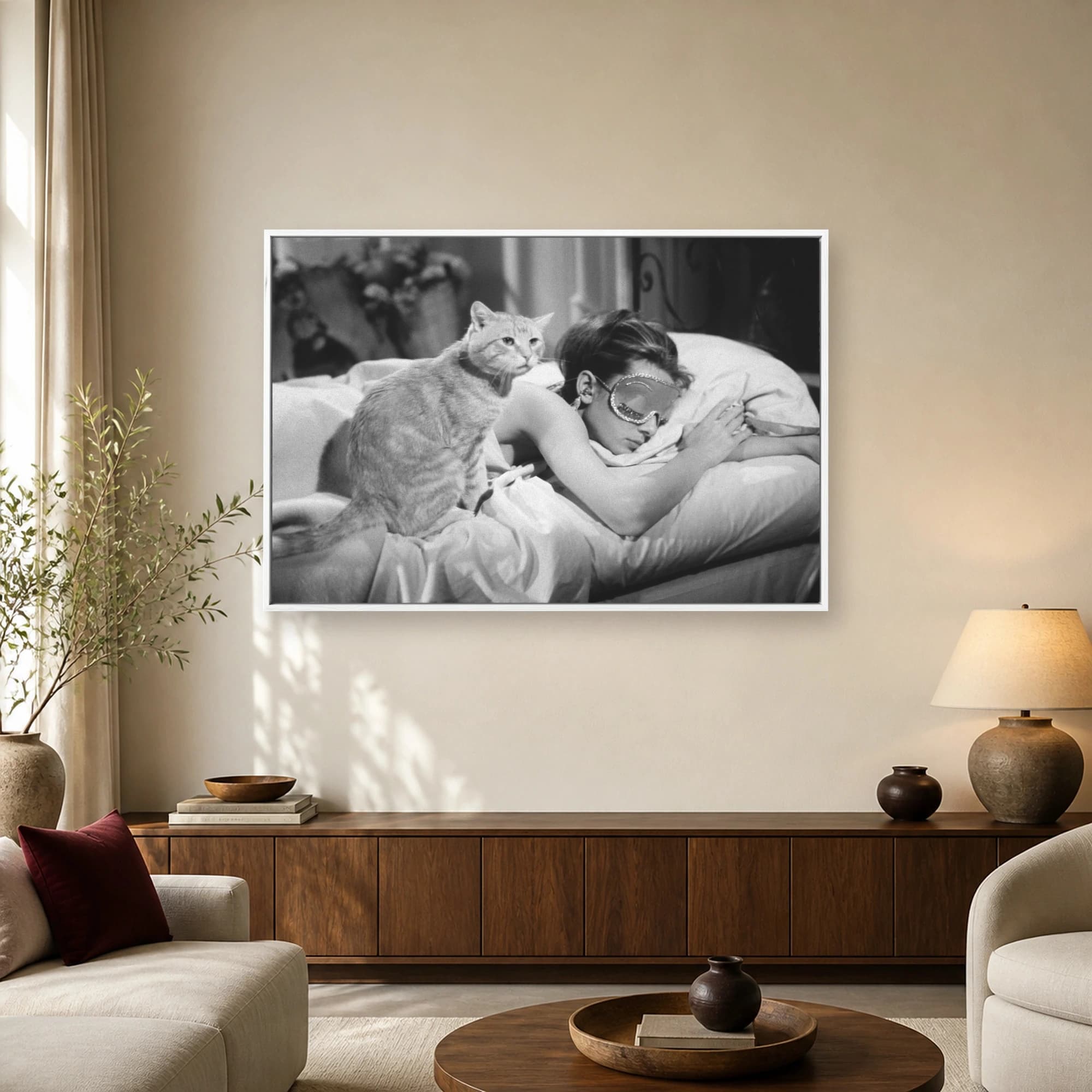 Audrey Hepburn Vintage Movie Wall Art Print, view 2