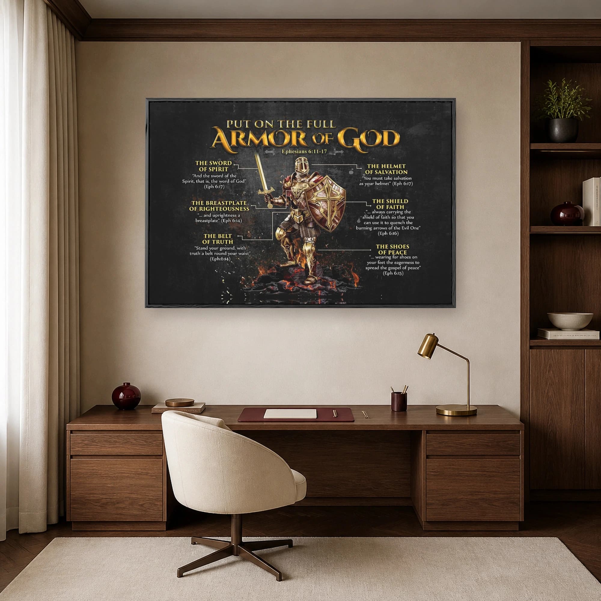 Armor of God Scripture Wall Art Poster, view 6