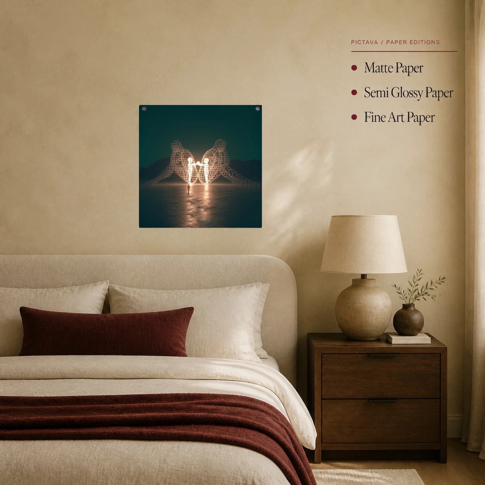 Echoes of Connection Surrealist Canvas Print, view 8