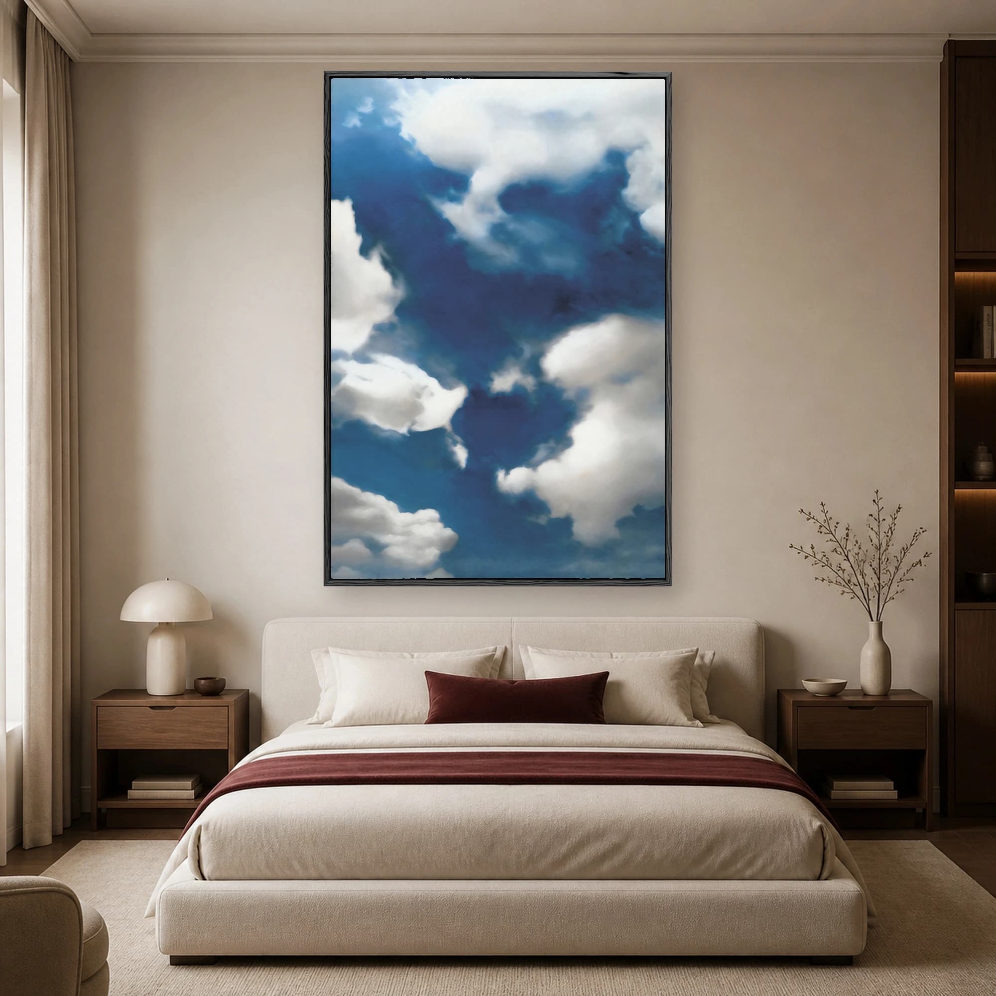 Celestial Blue Expanse Canvas Print, view 2