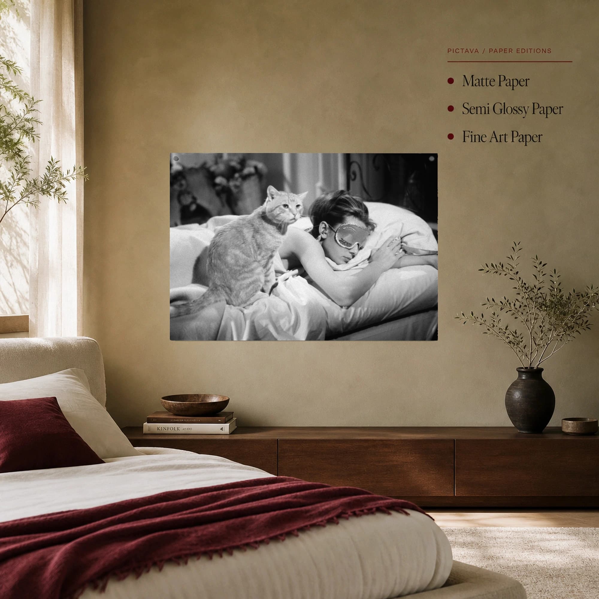 Audrey Hepburn Vintage Movie Wall Art Print, view 8