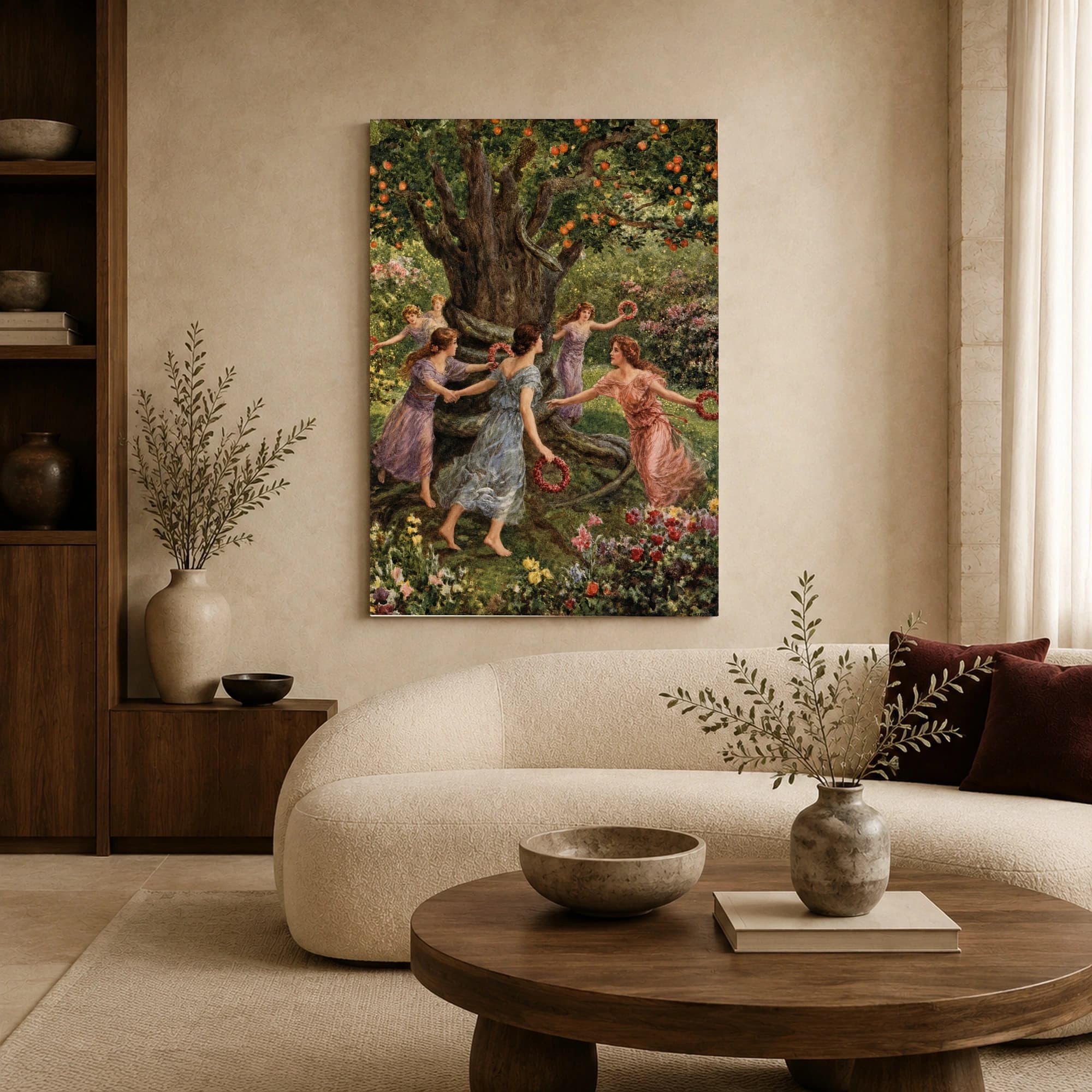 H.J. Ford The Hesperides Ring Dance Mythological Fine Art Print, view 6
