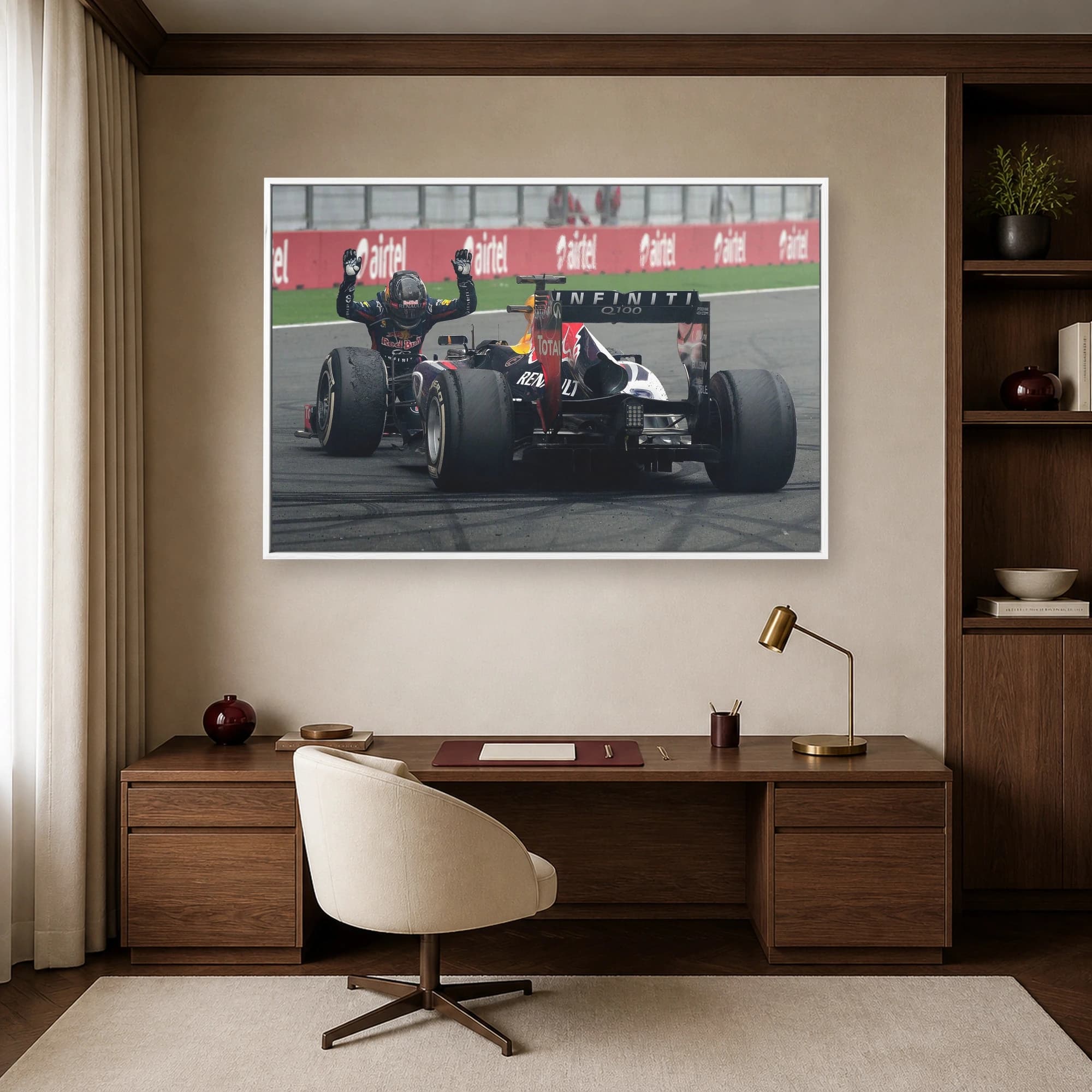 Formula One Victory Celebration Sports Wall Art, view 5
