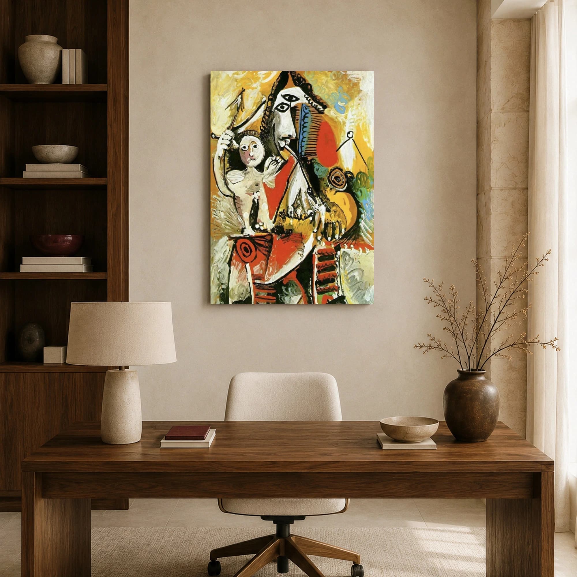 Venus and Cupid Modern Abstract Art Print, view 8