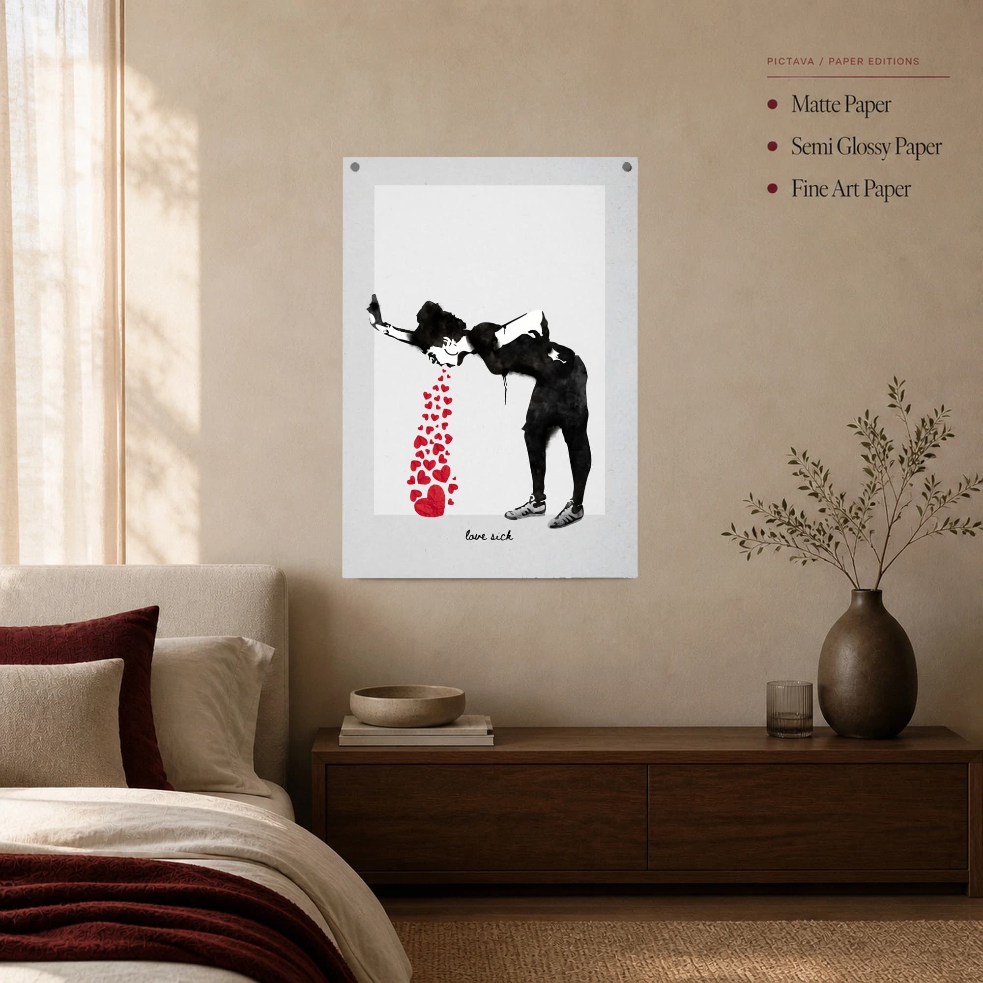 Love Sick Pop Art Print, view 4