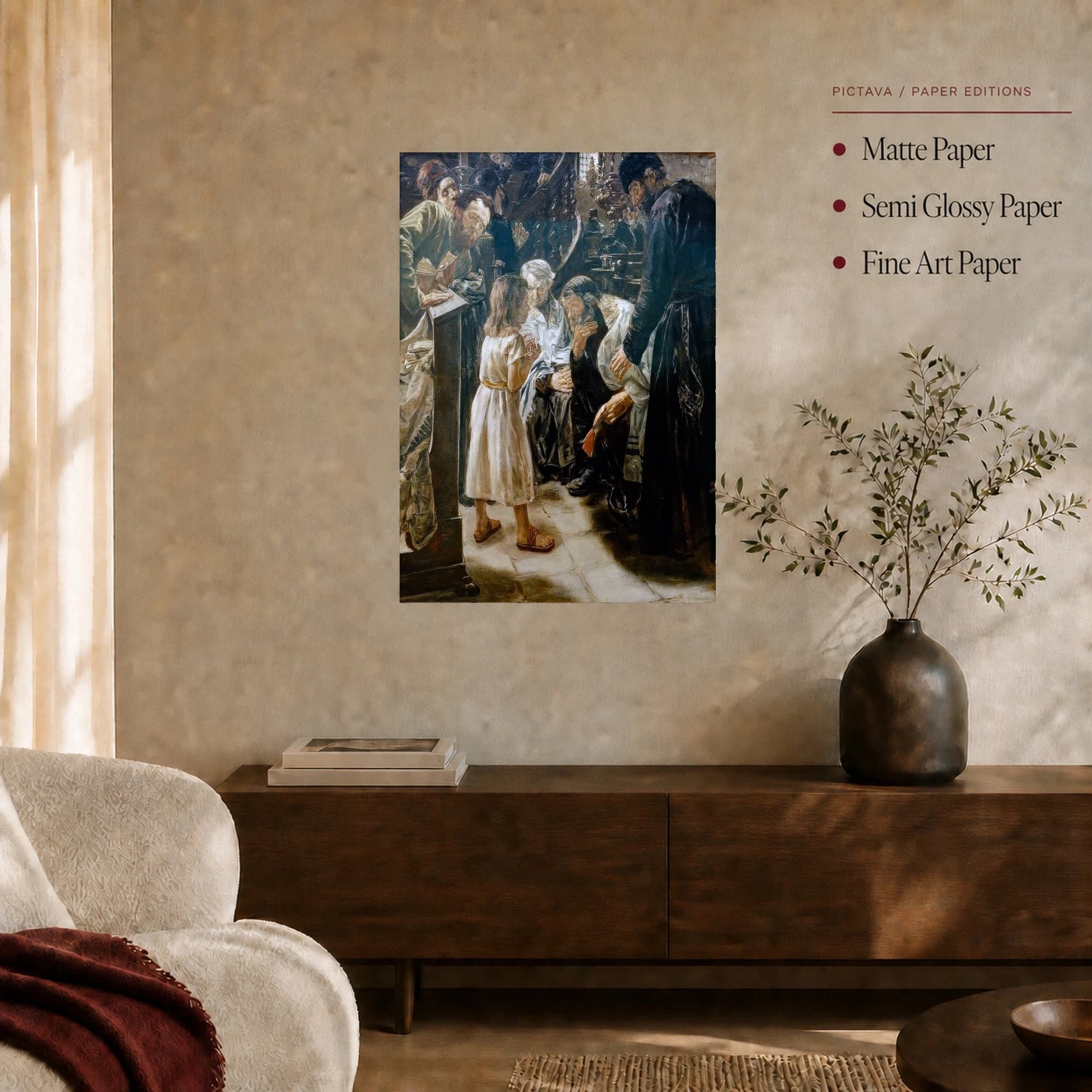 Christ Among the Doctors – Classic Fine Art Print, view 6