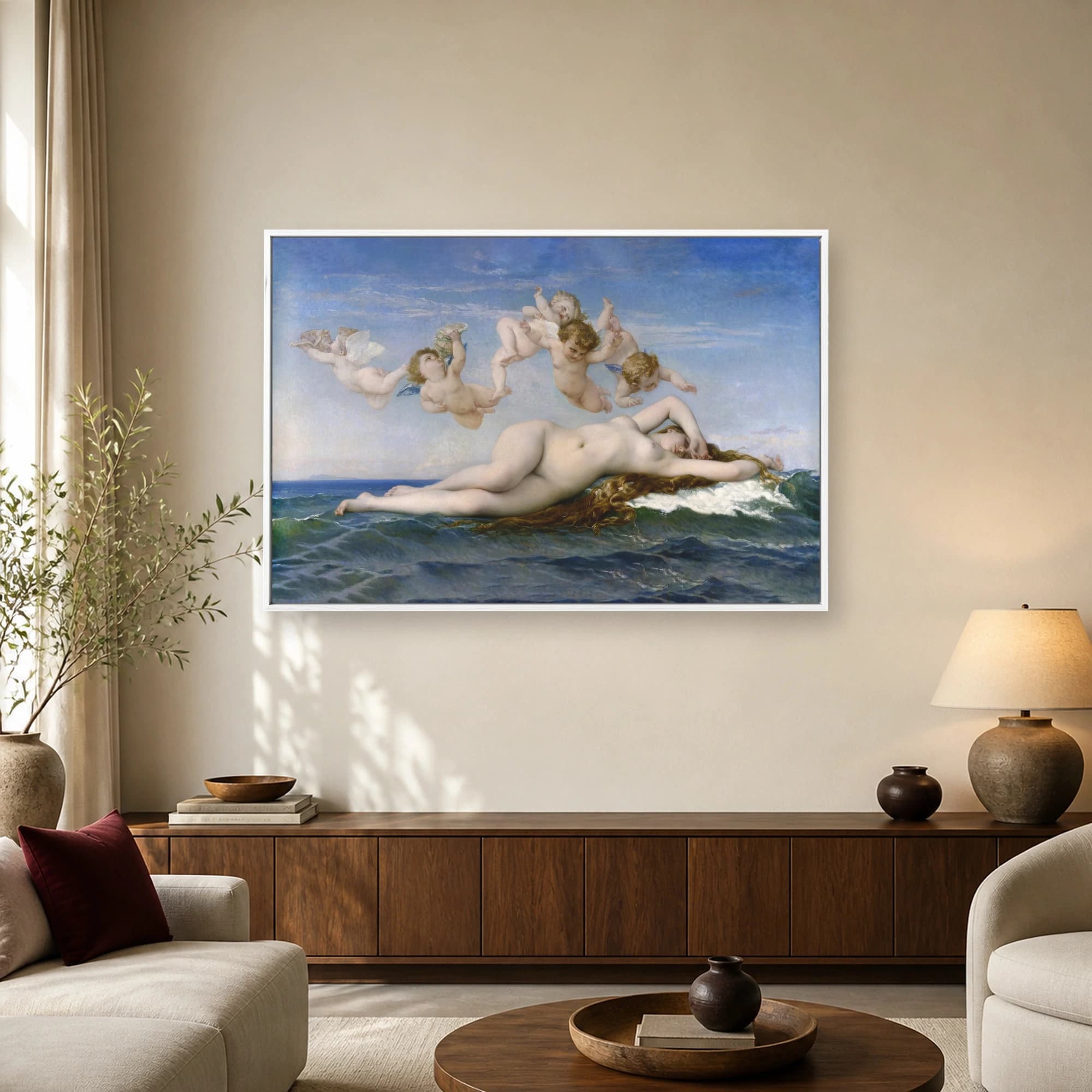 The Birth of Venus by William-Adolphe Bouguereau Fine Art Print, view 2