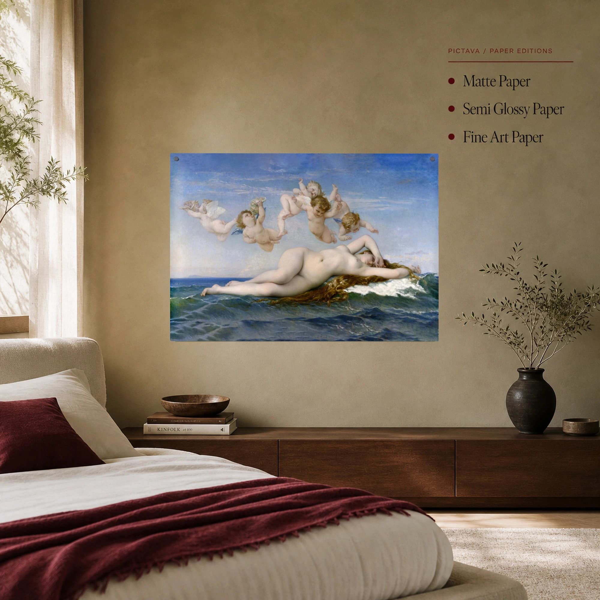 The Birth of Venus by William-Adolphe Bouguereau Fine Art Print, view 8