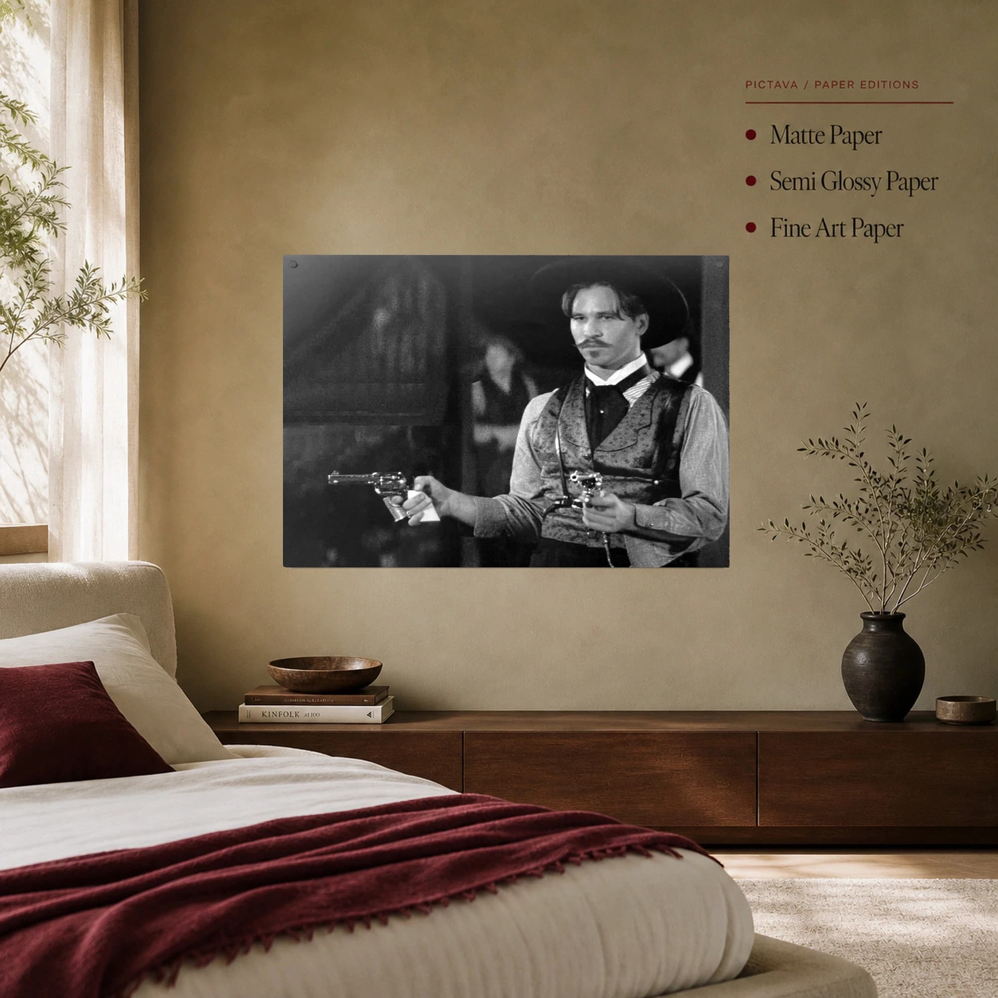 Doc Holliday Tombstone Movie Canvas Wall Art, view 7
