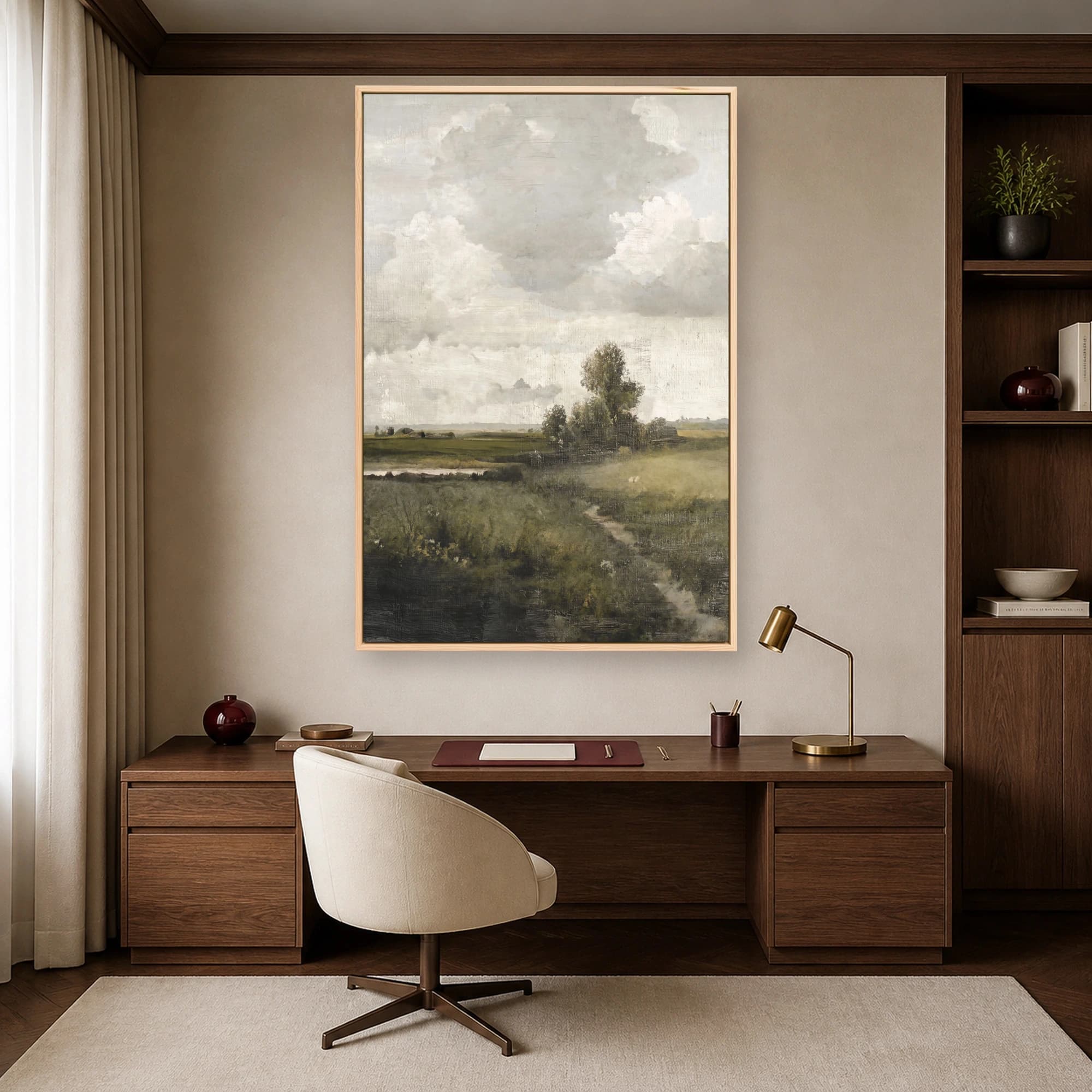 Dutch Countryside Landscape Art Print, view 5