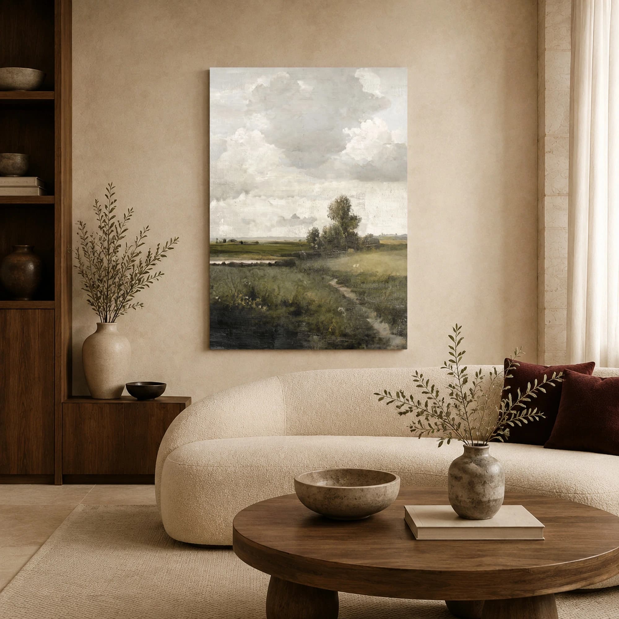 Dutch Countryside Landscape Art Print, view 6